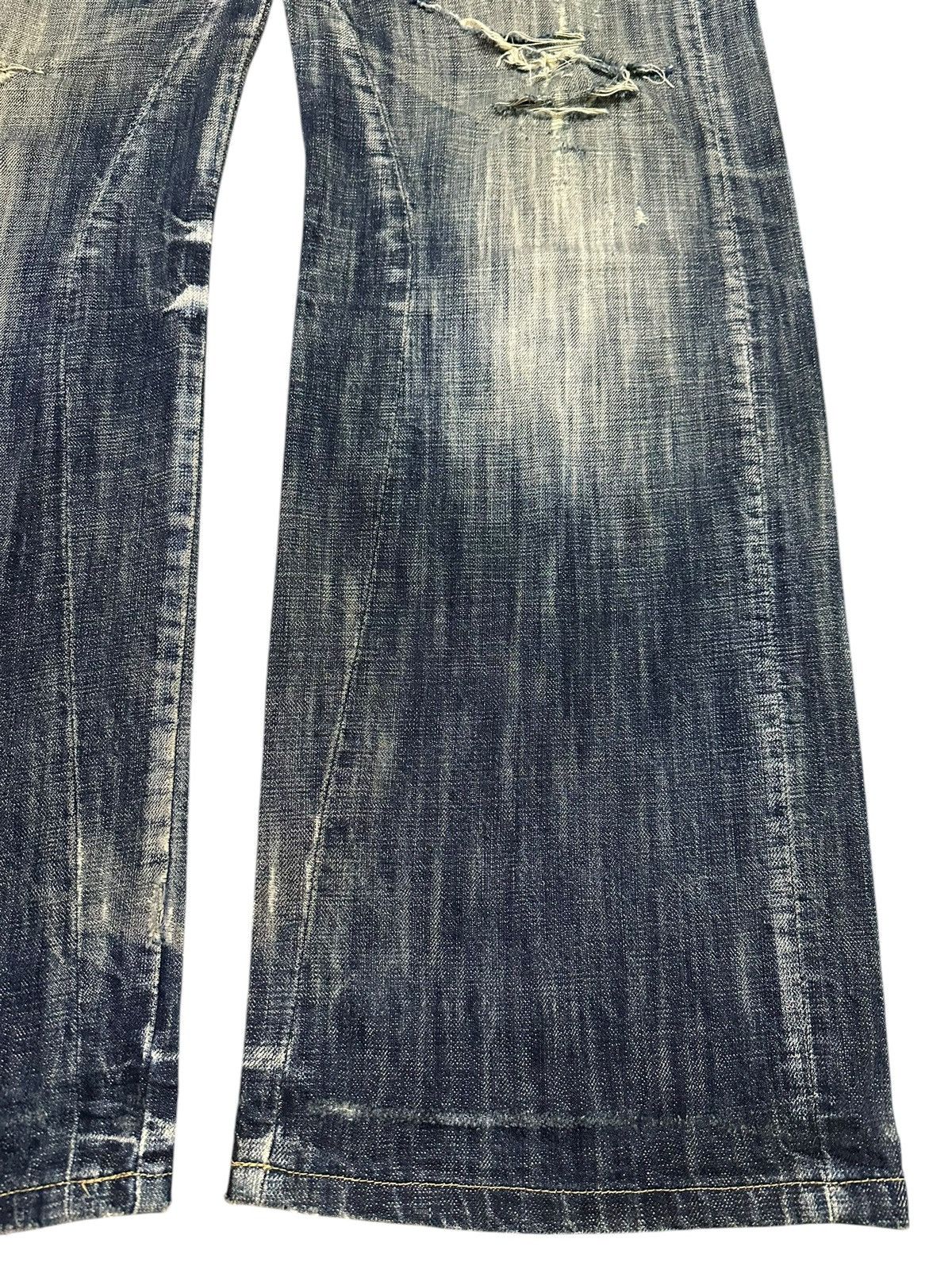 G-Star Vintage Japanese Gstar Faded Wash Distressed Baggy Jeans Size US 36 / EU 52 - 8 Thumbnail