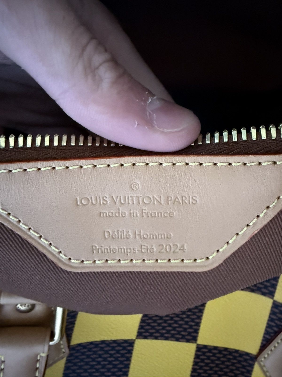 Louis Vuitton Louis Vuitton Pharrell Speedy 50 Bandoulière Damier Yellow Size ONE SIZE - 18 Thumbnail