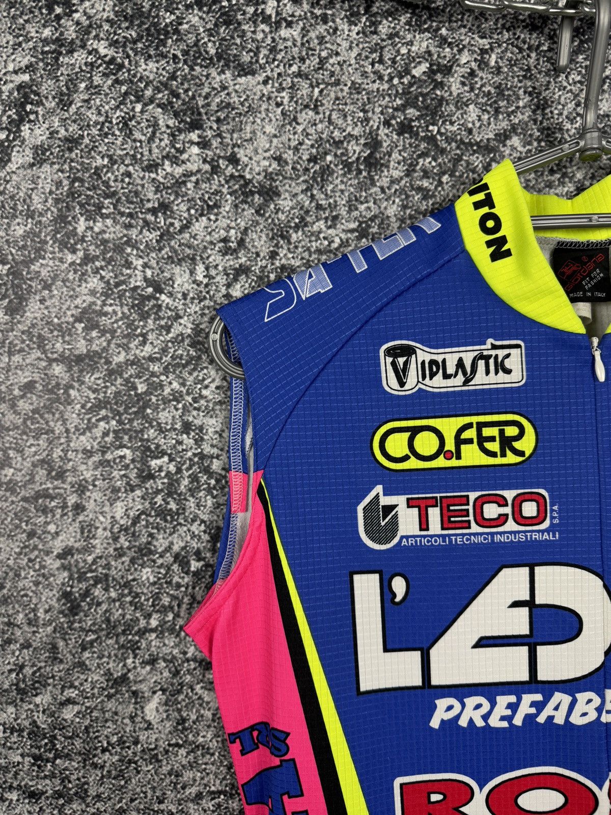 Vintage Giordana Cycling Vest Meta Caverina Rosa Carni Italy Size S Size US S / EU 44-46 / 1 - 4 Thumbnail