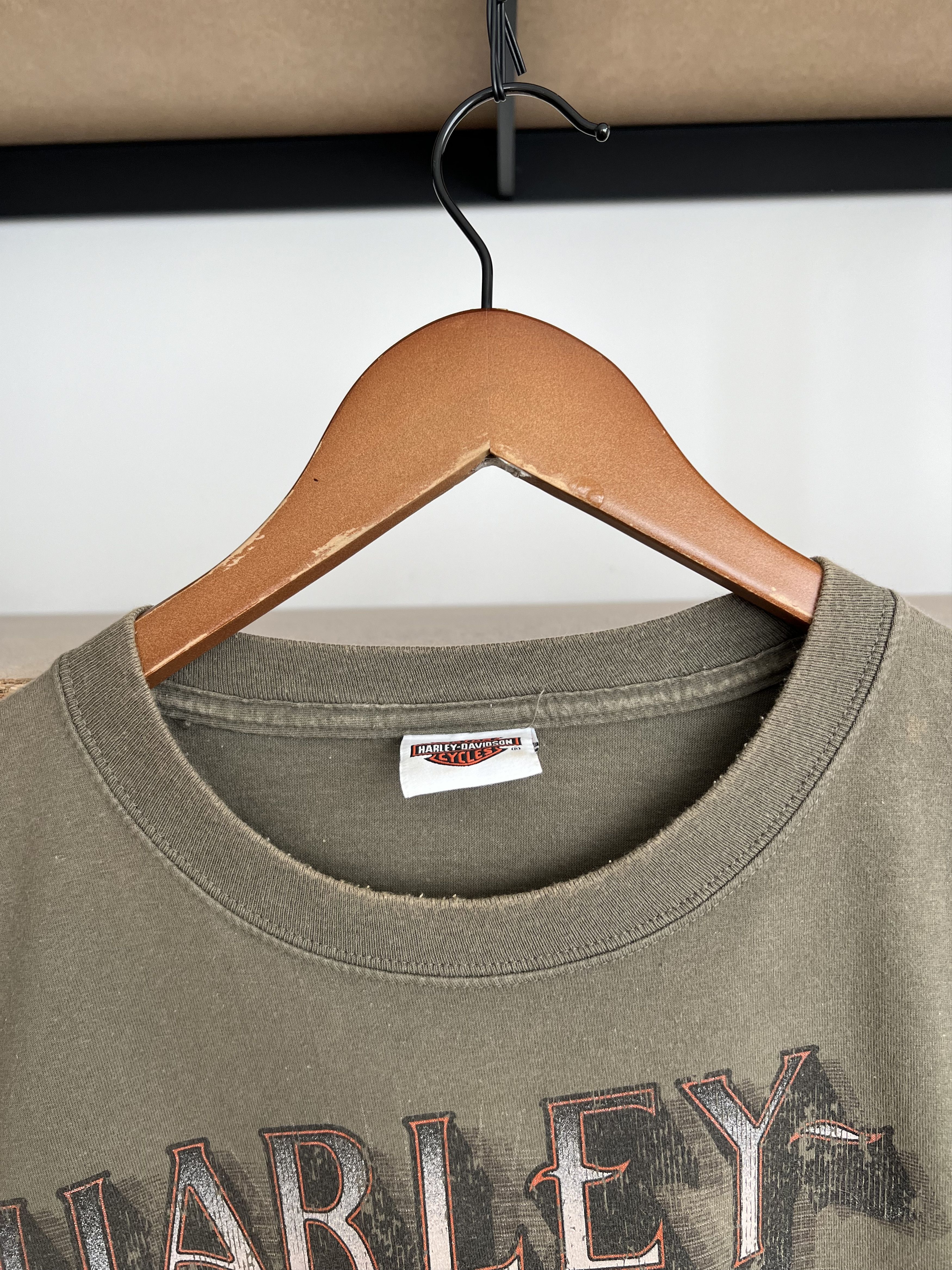 Harley Davidson Vintage 2014 Harley Davidson Motorcycle Snake T-shirt Size US XL / EU 56 / 4 - 19 Thumbnail