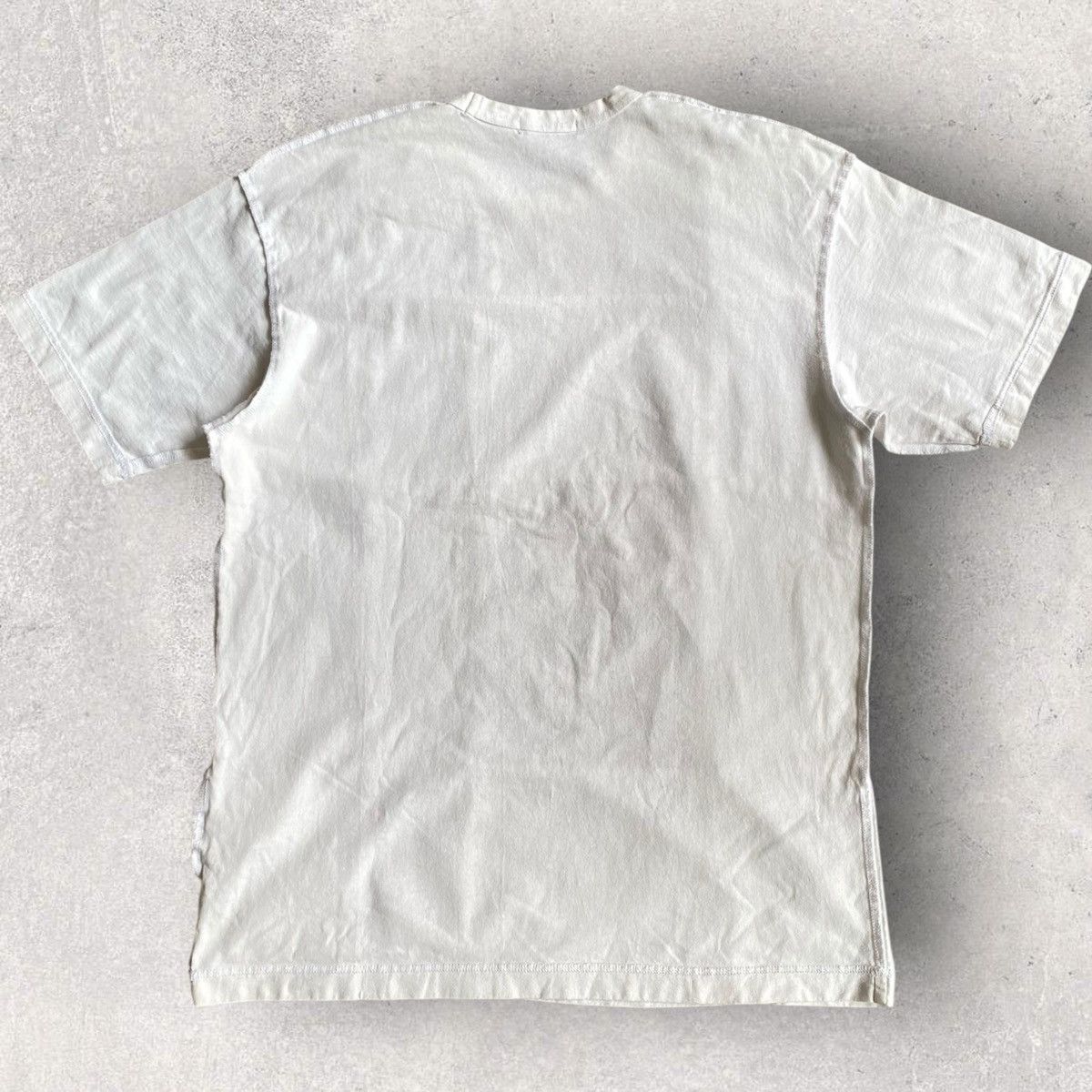 Comme des Garcons Homme Cut And Sew Linen/Cotton T Shirt Size US S / EU 44-46 / 1 - 4 Thumbnail