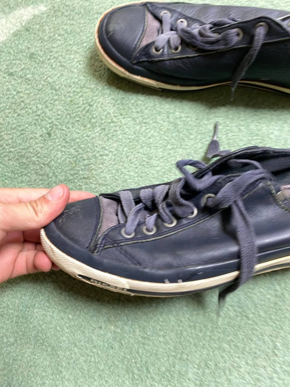 Diesel Low-Top Sneakers Vintage Diesel logo Streetwear Y2K Size US 8.5 / EU 41-42 - 3 Thumbnail
