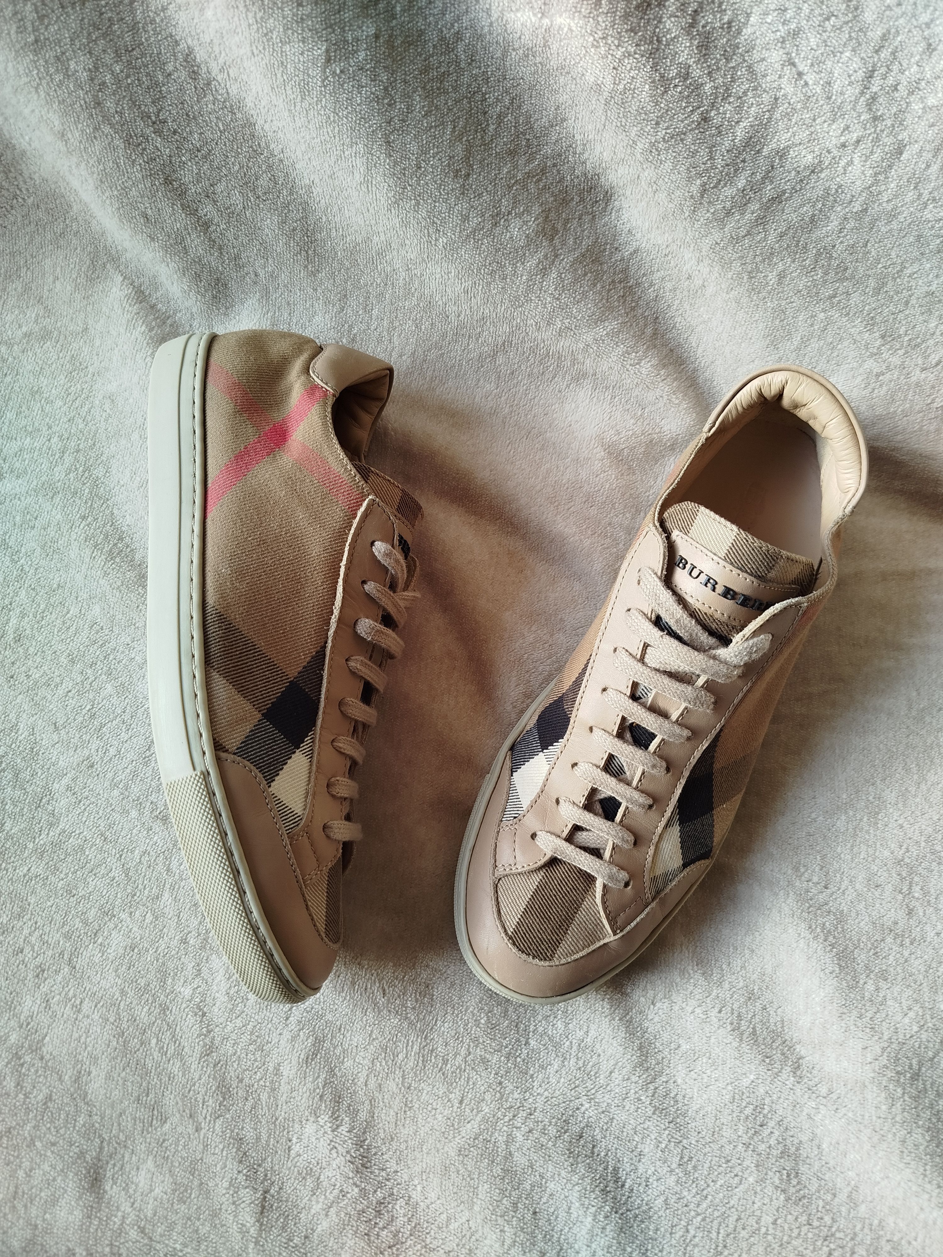 Burberry Burberry Hartsfield check house sneakers 38.5 Size US 7.5 / IT 37.5 - 3 Thumbnail