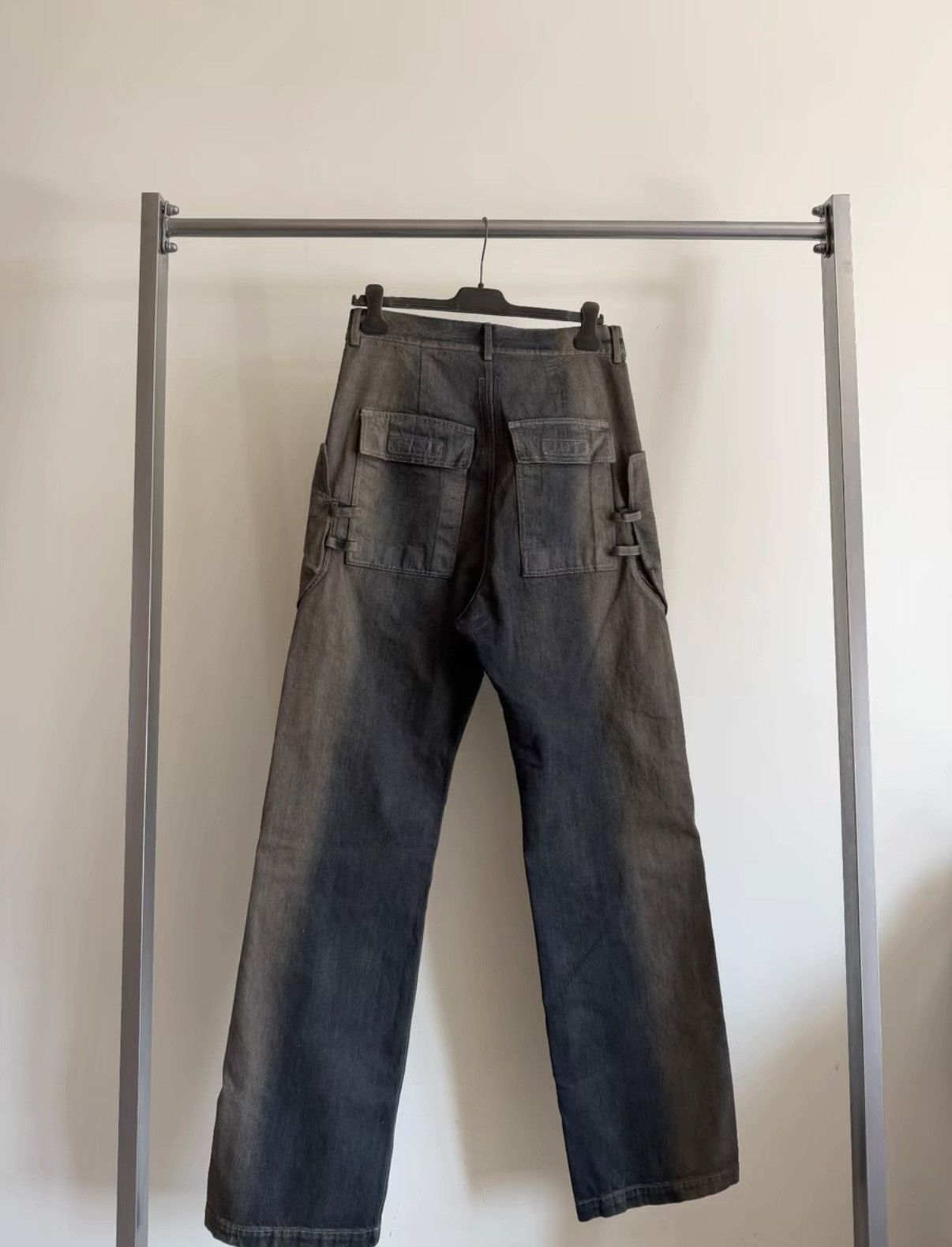 Rick Owens Rick Owens Drkshdw Blue Cargo Pocket Pants Size US 30 / EU 46 - 2 Thumbnail