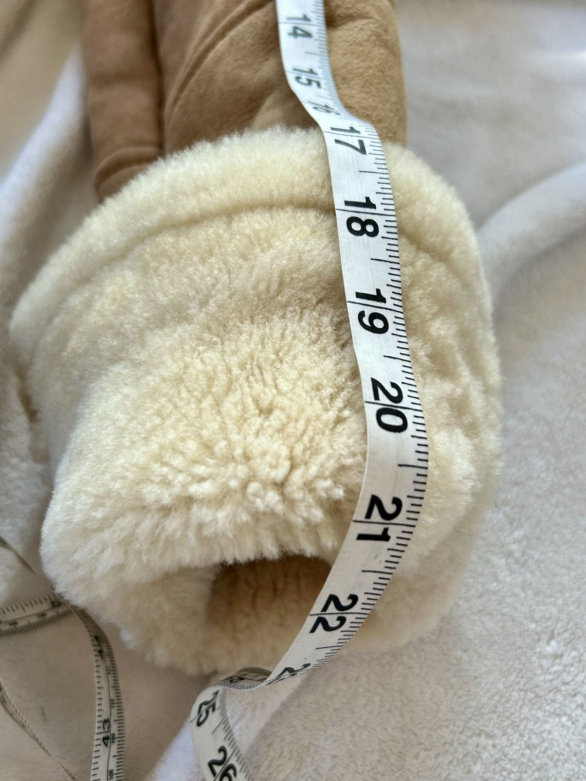 Vintage Leather Suede Shearling Coat French Creek Sheep & Wool sz 12 Size XL / US 12-14 / IT 48-50 - 9 Thumbnail