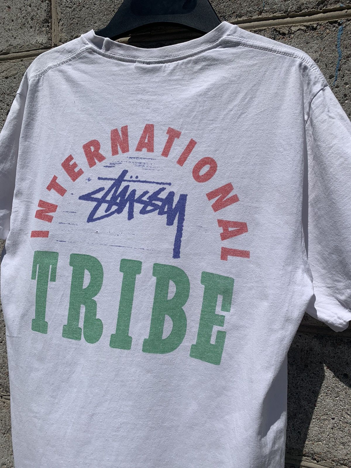 Stussy × Vintage Rare Vintage Stussy international tribe t shirt Size US M / EU 48-50 / 2 - 10 Thumbnail