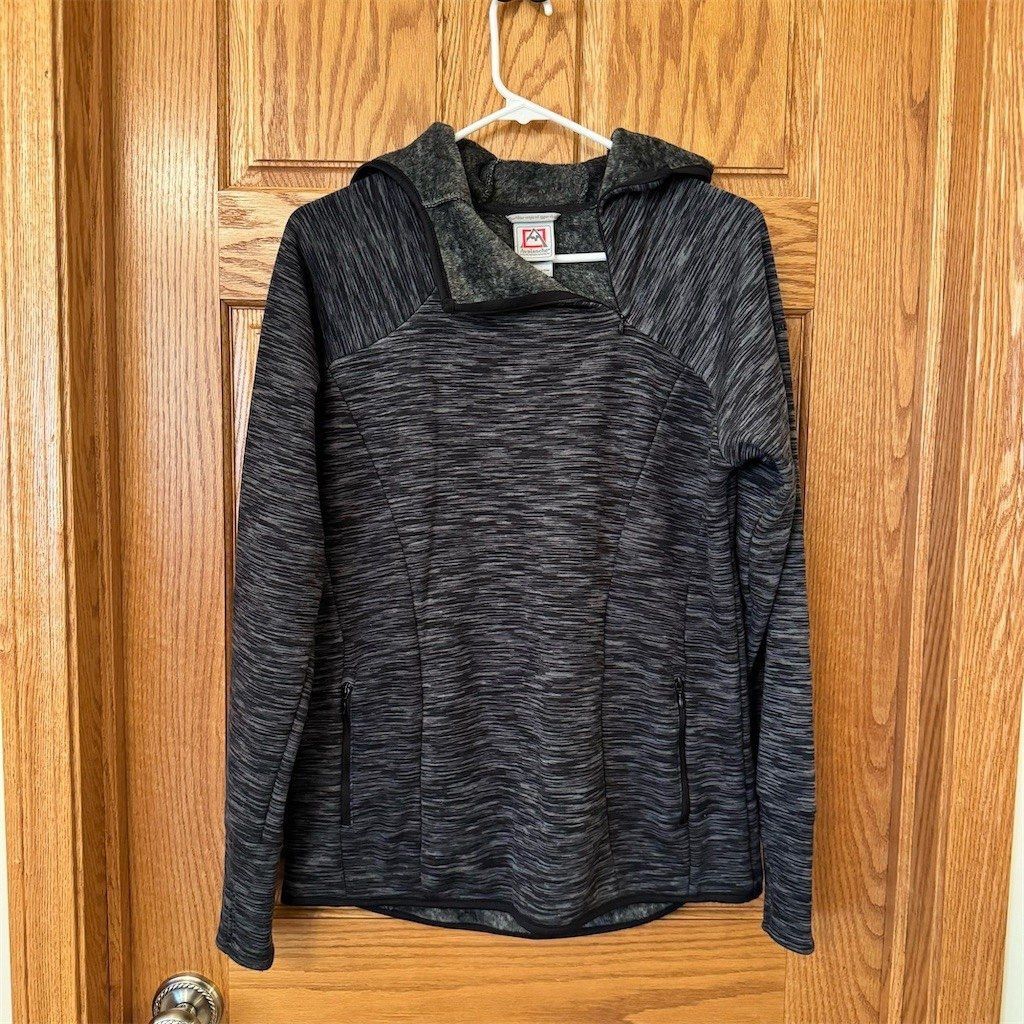 Avalanche Avalanche Hoodie Womens L Gray Space Dye Hooded Half Zip Pu Size L / US 10 / IT 46 - 1 Thumbnail