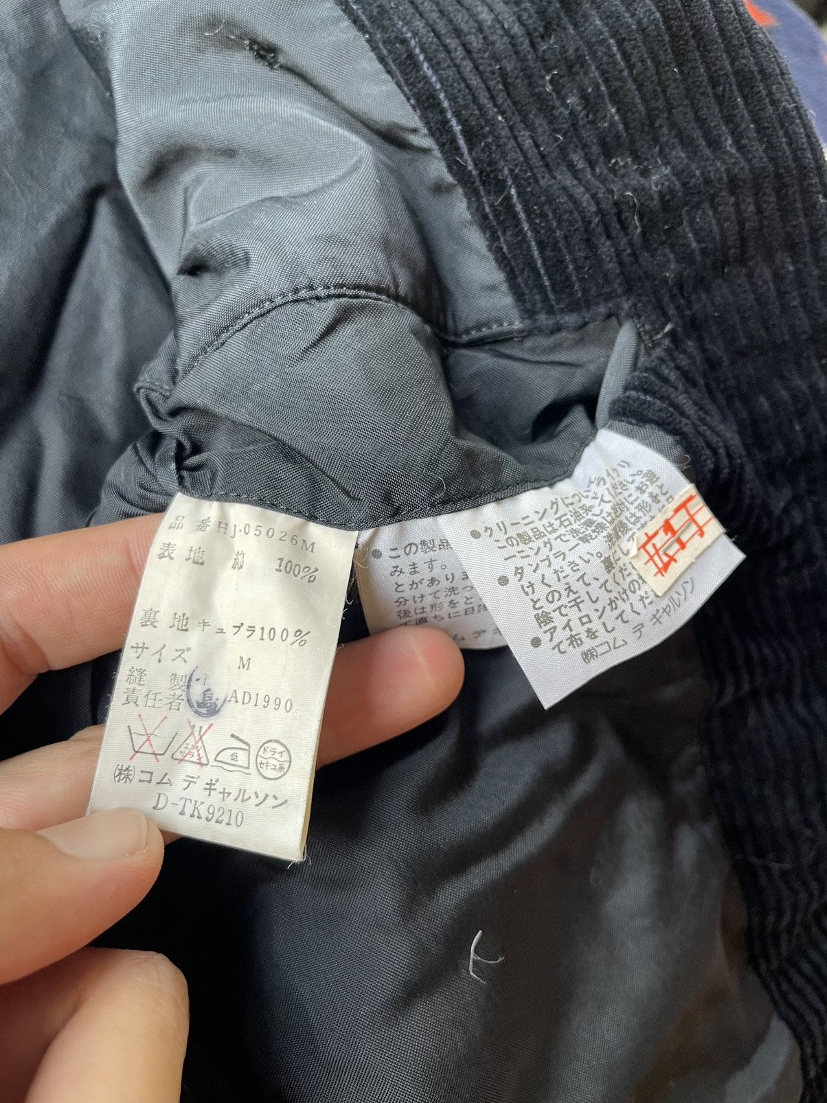Comme des Garcons Homme Vintage Comme Des Garcons AD1990 Corduroy Faded Arms Jacket Size US M / EU 48-50 / 2 - 13 Thumbnail