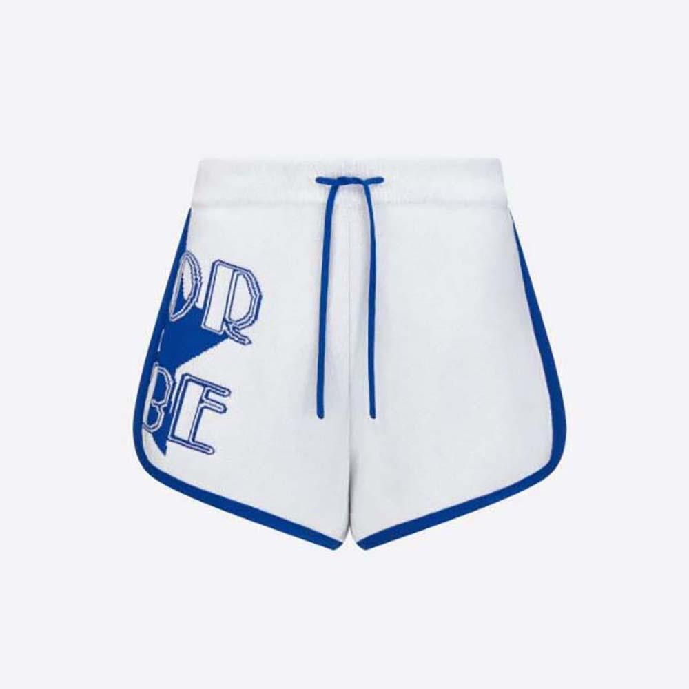 image of Dior O1Bcso1Str0224 Shorts In White, Women's (Size 32)