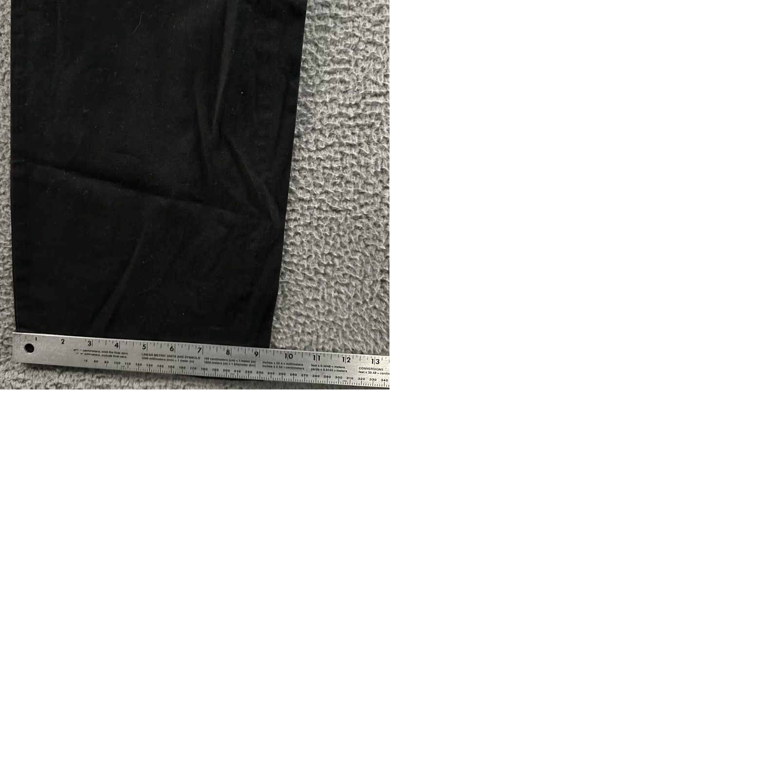 Vintage Five Four Mens Pants Black Size 34 Chino Relaxed Giovane Stretch Cotton Blend Slit? Size US 34 / EU 50 - 10 Thumbnail