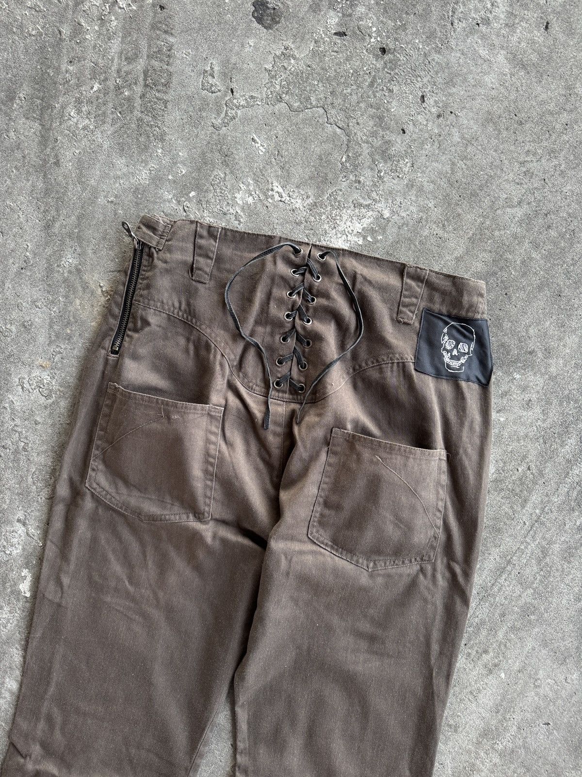 PPFM PPFM Punk Lace-Up Pants Size US 32 / EU 48 - 3 Thumbnail