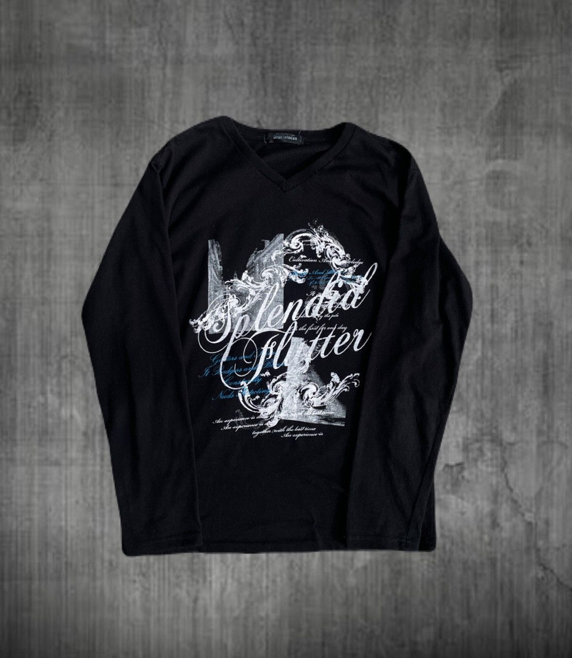 If Six Was Nine 2000s Japanese archive vkei poem long sleeve tee