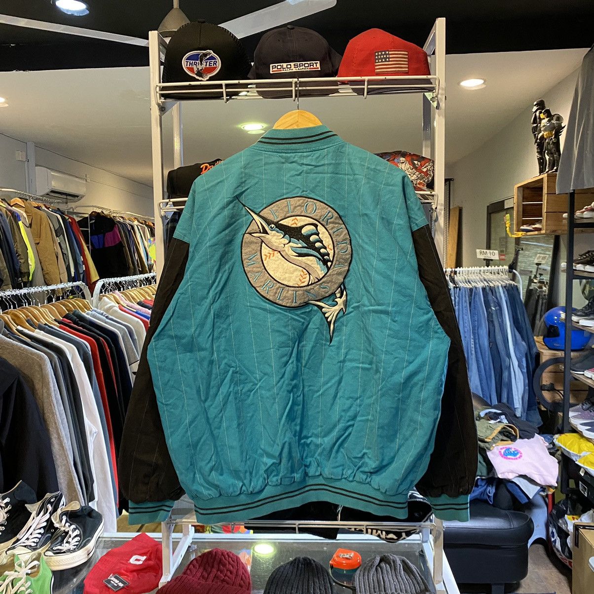Vintage Vintage 90s MLB Florida Marlins Reversible Jacket | Grailed