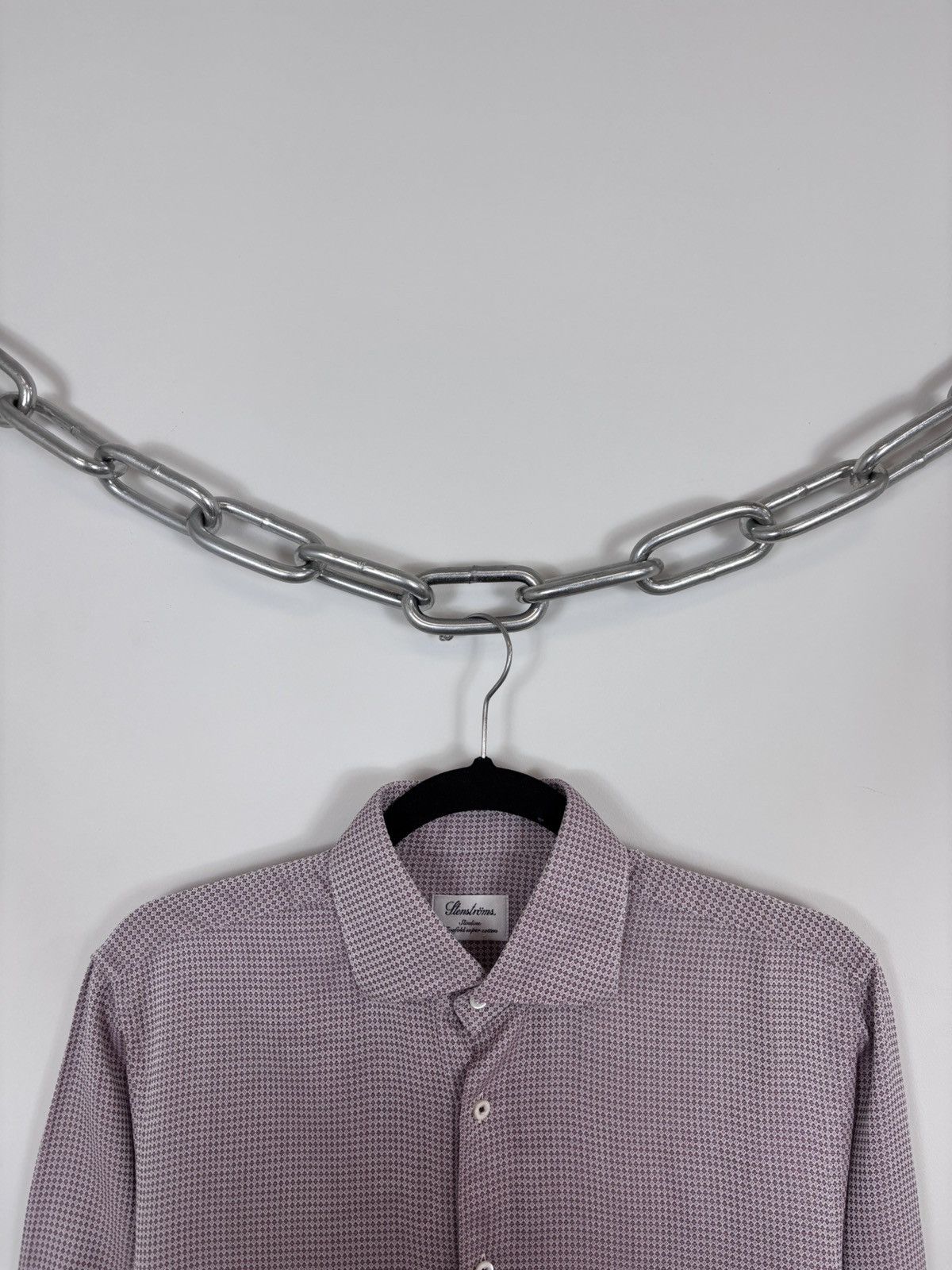 Strenstroms Stenstroms Slimline Twofold Super Cotton Button Up Shirt Size US M / EU 48-50 / 2 - 3 Thumbnail
