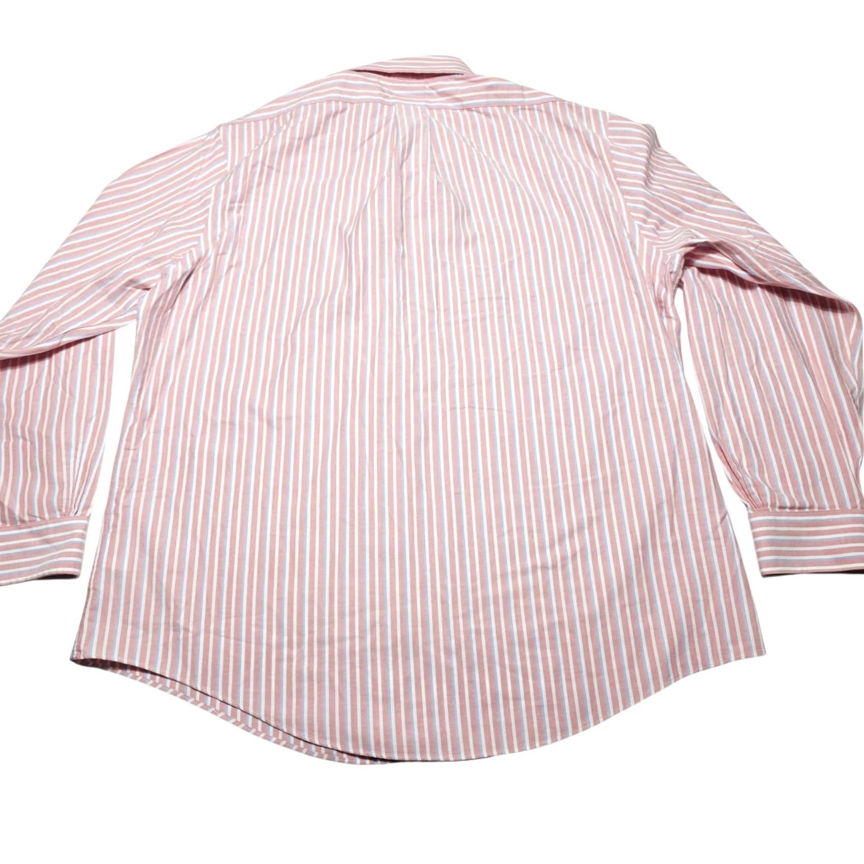 Brooks Brothers Brooks Brothers Regent 1818 Shirt XL Pink Cotton Striped Non Iron Button Up Men Size US XL / EU 56 / 4 - 2 Thumbnail