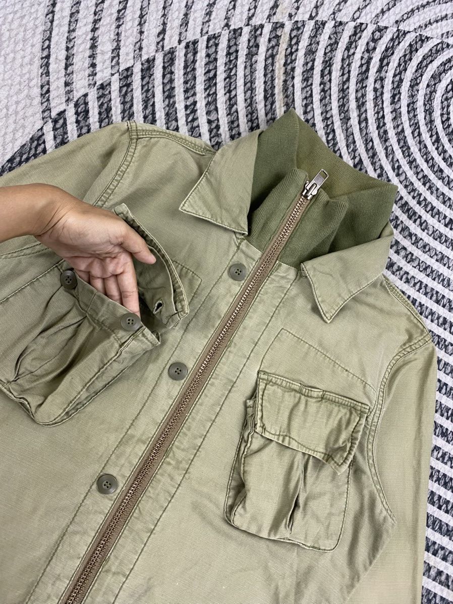 Japanese Brand Vtg Back Number Army Style Zipper Jacket Size US M / EU 48-50 / 2 - 7 Thumbnail