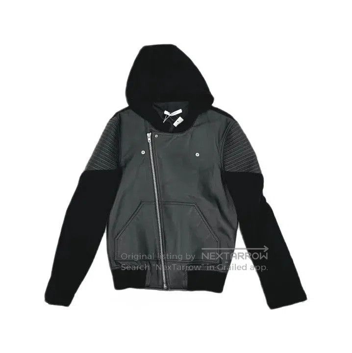 Givenchy Givenchy Space Cotton Leather Panel Hooded Jacket. Size US M / EU 48-50 / 2 - 1 Thumbnail
