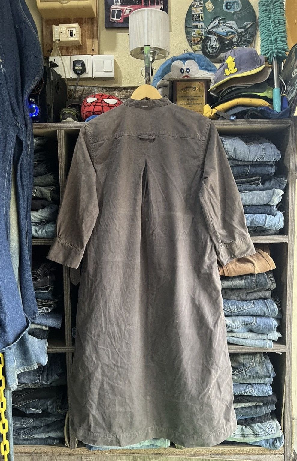 Margaret Howell 🔥Vintage Sun Faded Margaret Howell Half Button Long Jacket Size M / US 6-8 / IT 42-44 - 3 Thumbnail