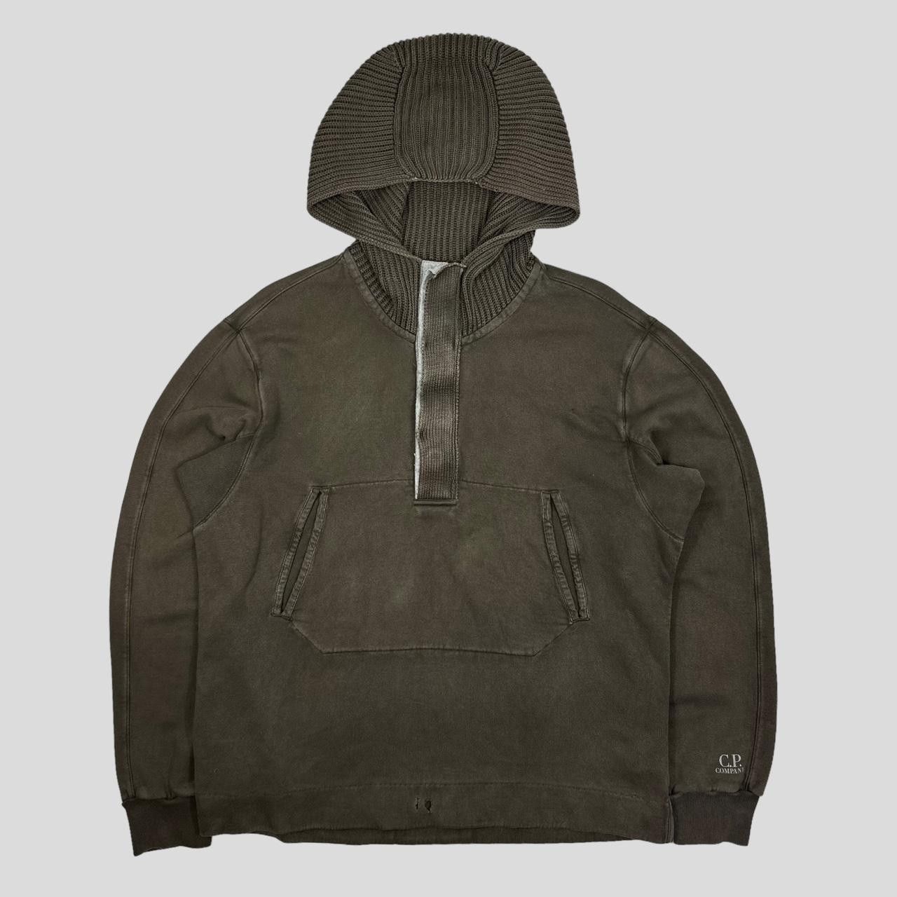 C.P. Company CP Company Heavy Cotton Knitted Hood Sweatshirt - XL/XXL Size US XXL / EU 58 / 5 - 1 Thumbnail
