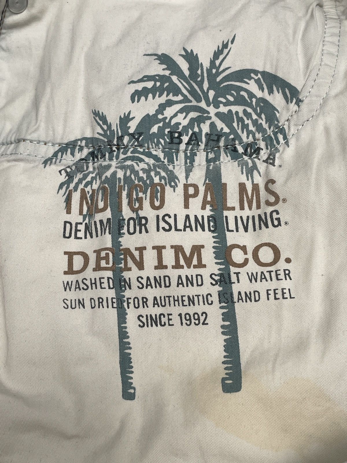 Indigo Palms × Vintage Rare Design Vintage Brand Indigo Palms Art Jeans 1990s Size US 35 - 11 Thumbnail