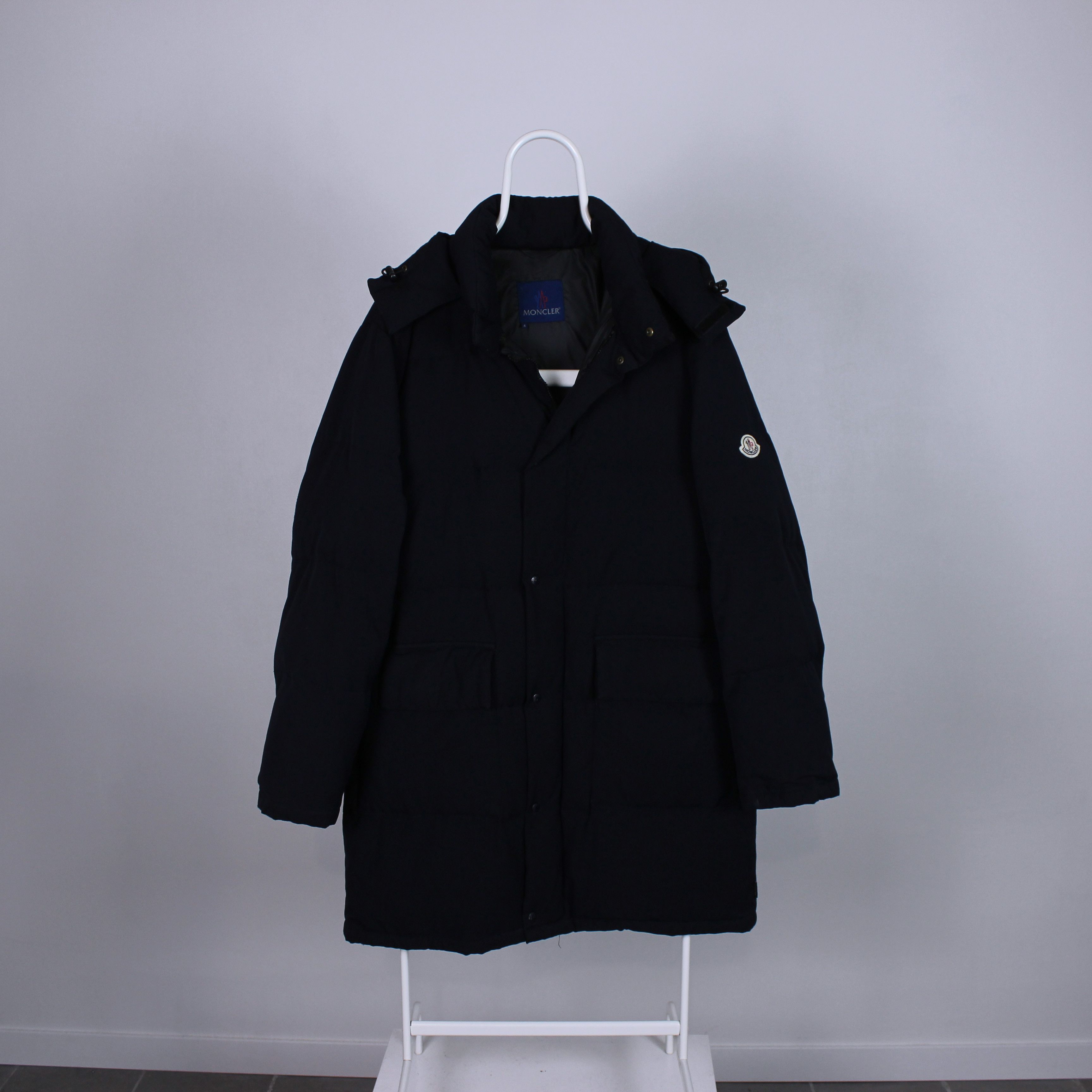 image of Moncler Vintage Heavy Coat Jacket Winter L XL Nova Blue, Men's