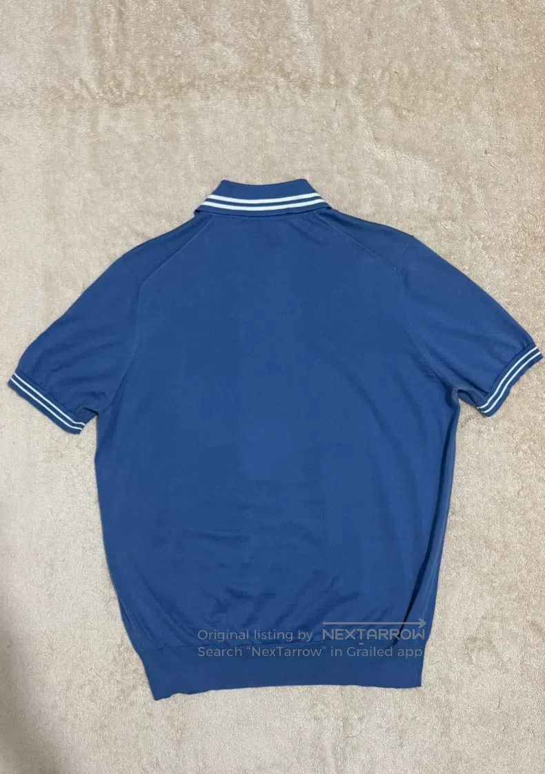 Brunello Cucinelli Brunello Cucinelli Sea Island Cotton Knit Short Sleeve Pol Size US S / EU 44-46 / 1 - 2 Thumbnail