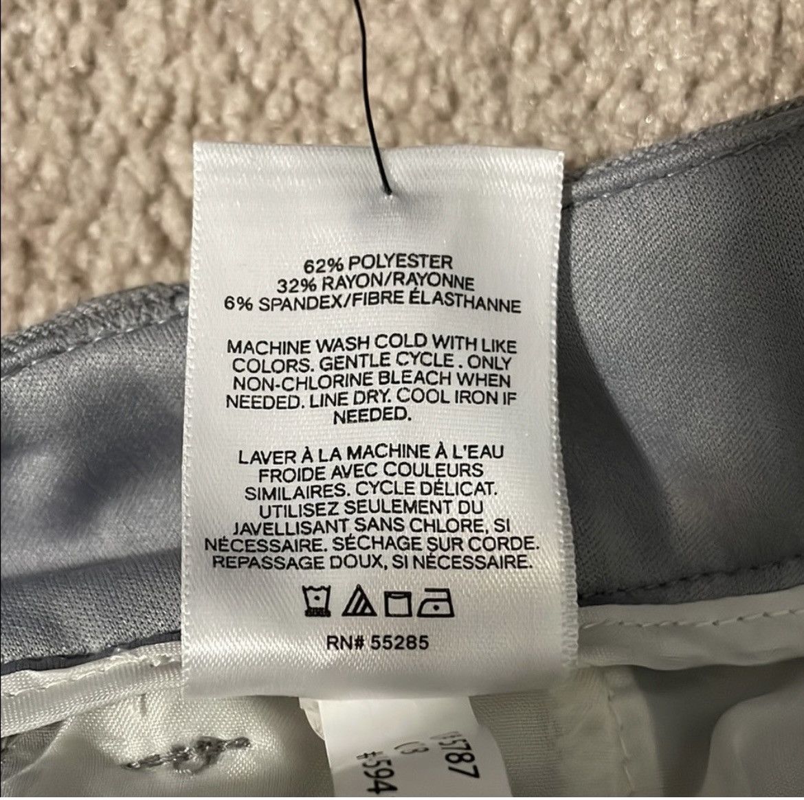 Express Express Grey Trousers Size 27" / US 4 / IT 40 - 4 Thumbnail