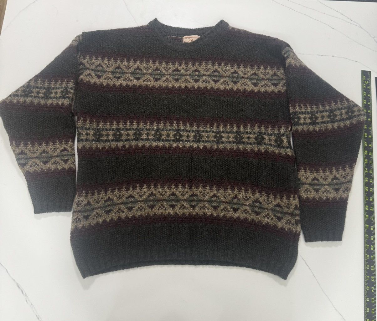Woolrich Woolen Mills Vintage Woolrich fair isle wool sweater Size US L / EU 52-54 / 3 - 1 Thumbnail