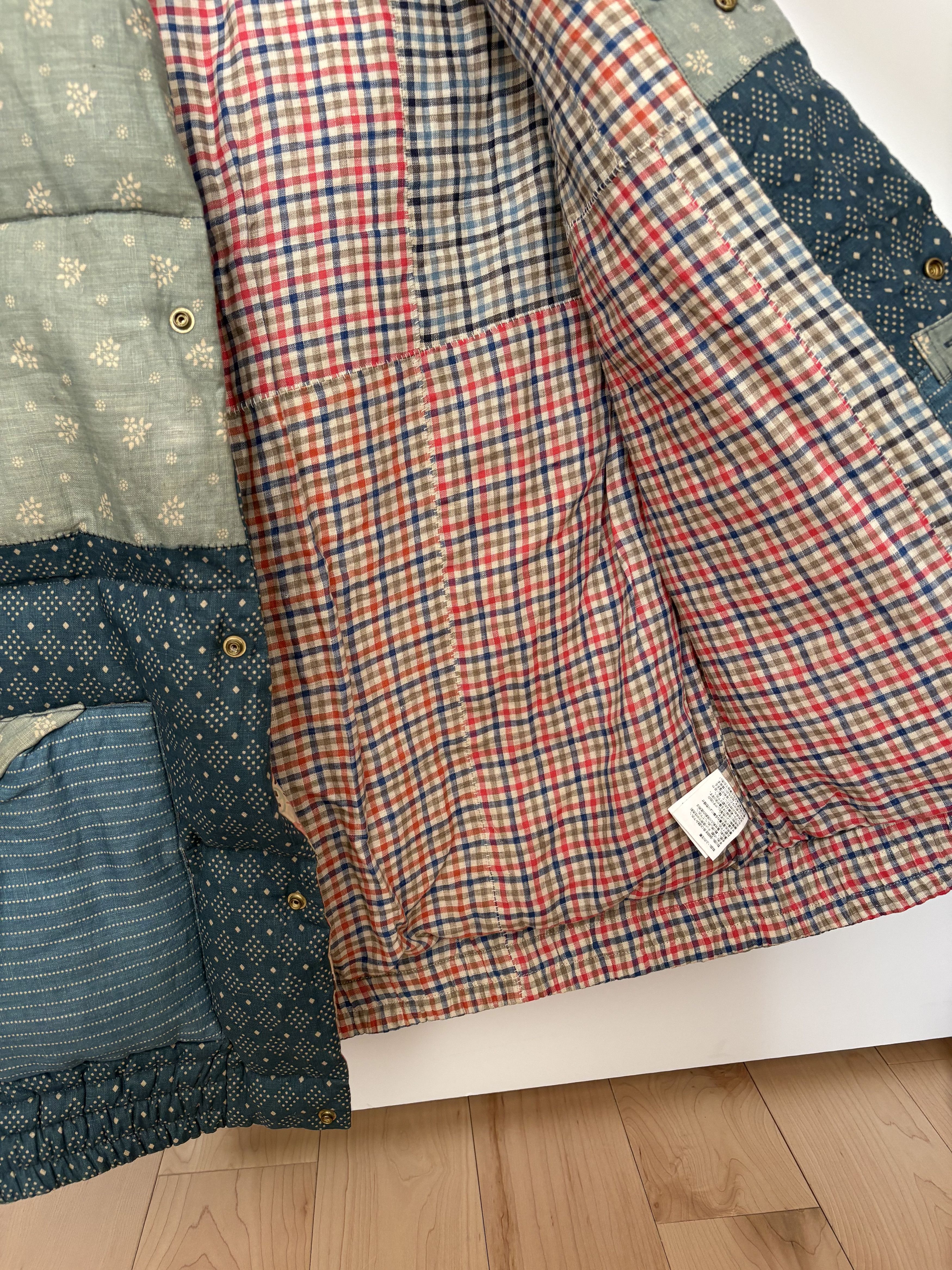 Visvim Visvim Patchwork Down Vest (One of a Kind) Size US L / EU 52-54 / 3 - 6 Thumbnail