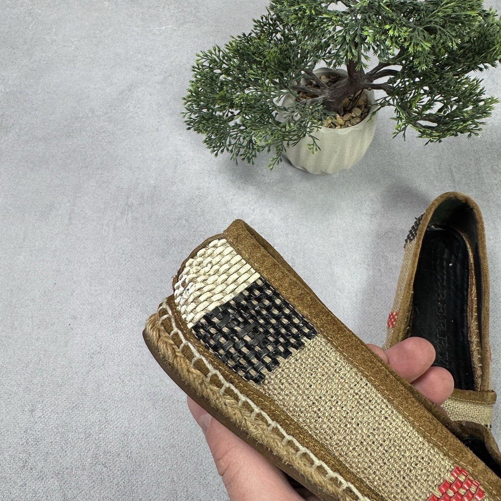 Burberry Burberry Espadrille Womens Check Size 35 US 5 Size US 5 / IT 35 - 3 Thumbnail