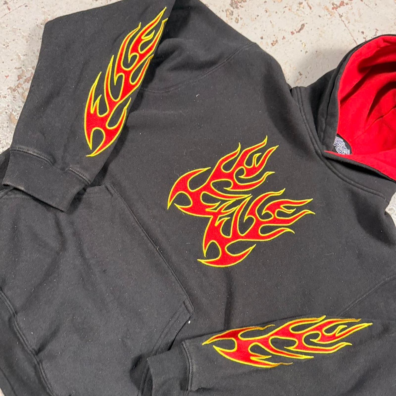 Other Vintage silver point flame Y2k Hoodie Size L / US 10 / IT 46 - 2 Thumbnail