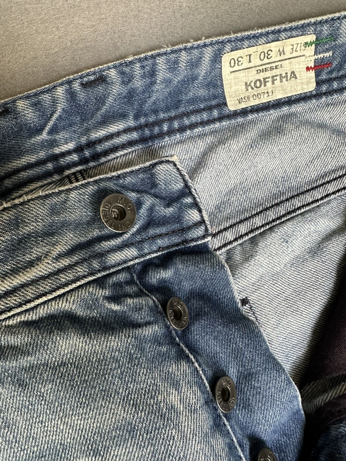 Diesel FLARE Diesel Distressed Denim Size US 32 / EU 48 - 20 Thumbnail