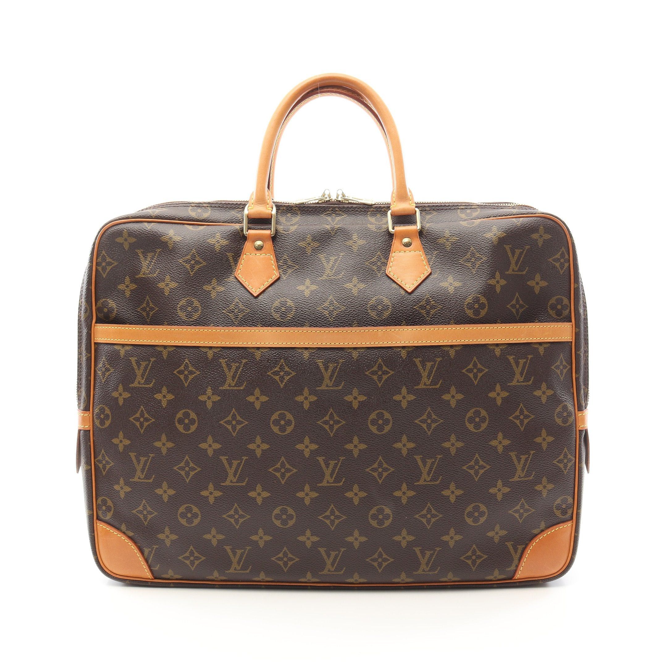 Louis Vuitton Louis Vuitton Porte Document Voyage 2 Compartments Monogram Business Bag Briefcase Leather Brown Size ONE SIZE - 1 Thumbnail