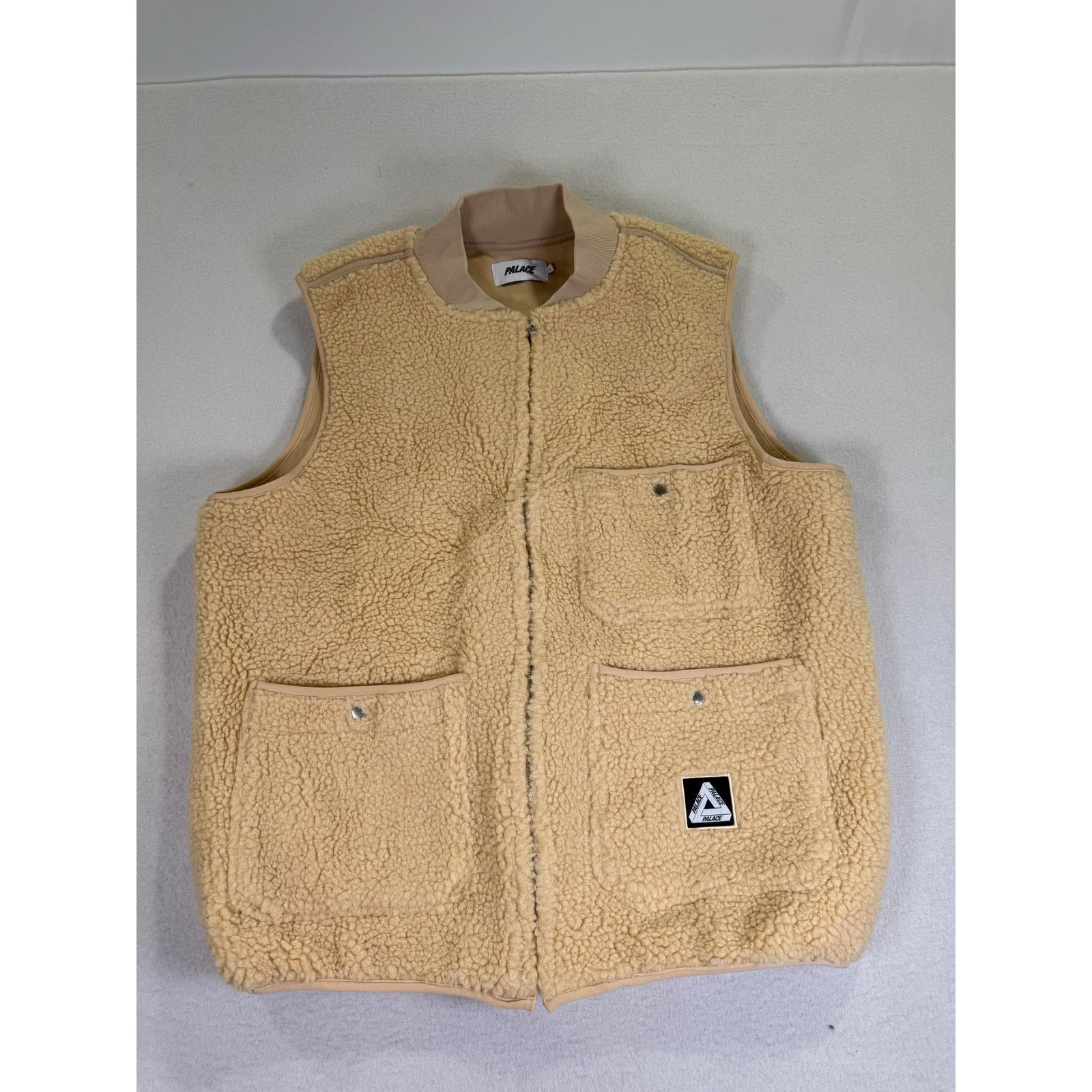 Palace Beige Chapping Arms Top Size L
