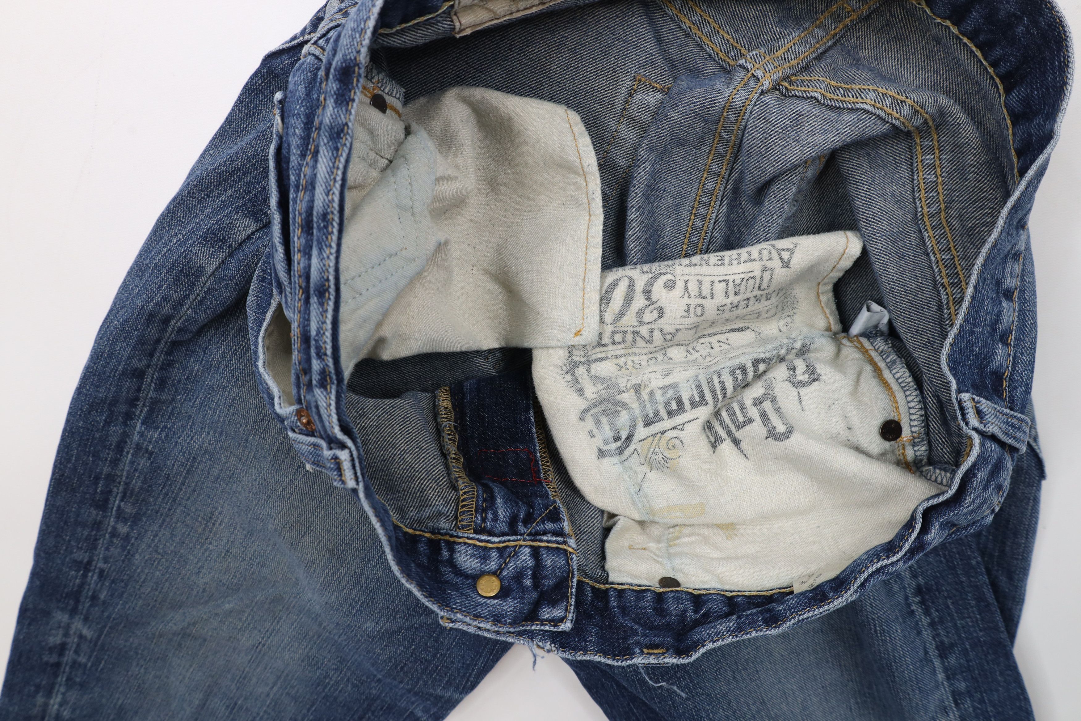 Ralph Lauren × Vintage Vintage Ralph Lauren Cortlandt Classic Straight Leg Jeans Size US 34 / EU 50 - 7 Thumbnail