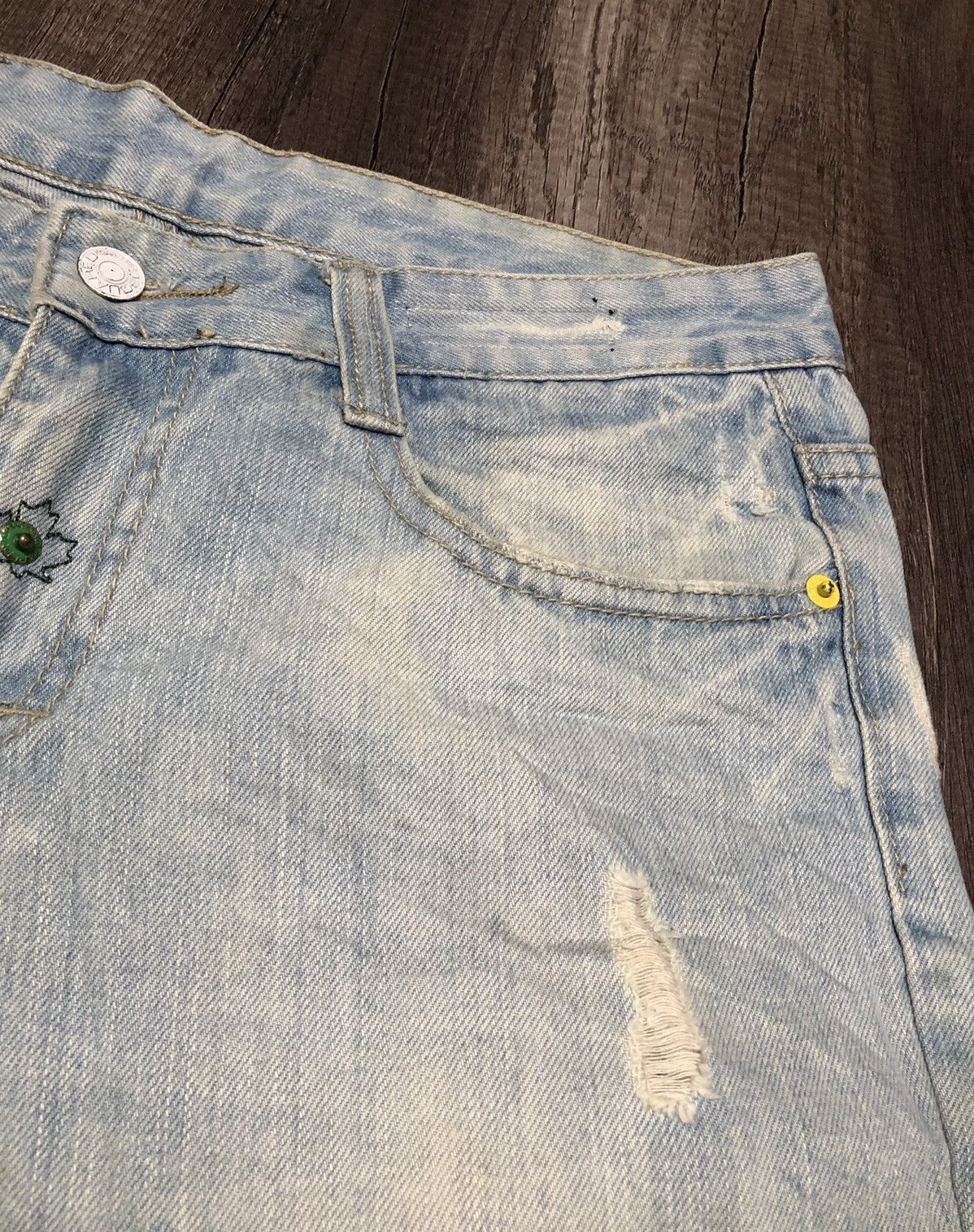 Designer × Dsquared2 × Vintage DSQUARED2 DISTRESSED DENIM JEANS Size US 30 / EU 46 - 11 Thumbnail