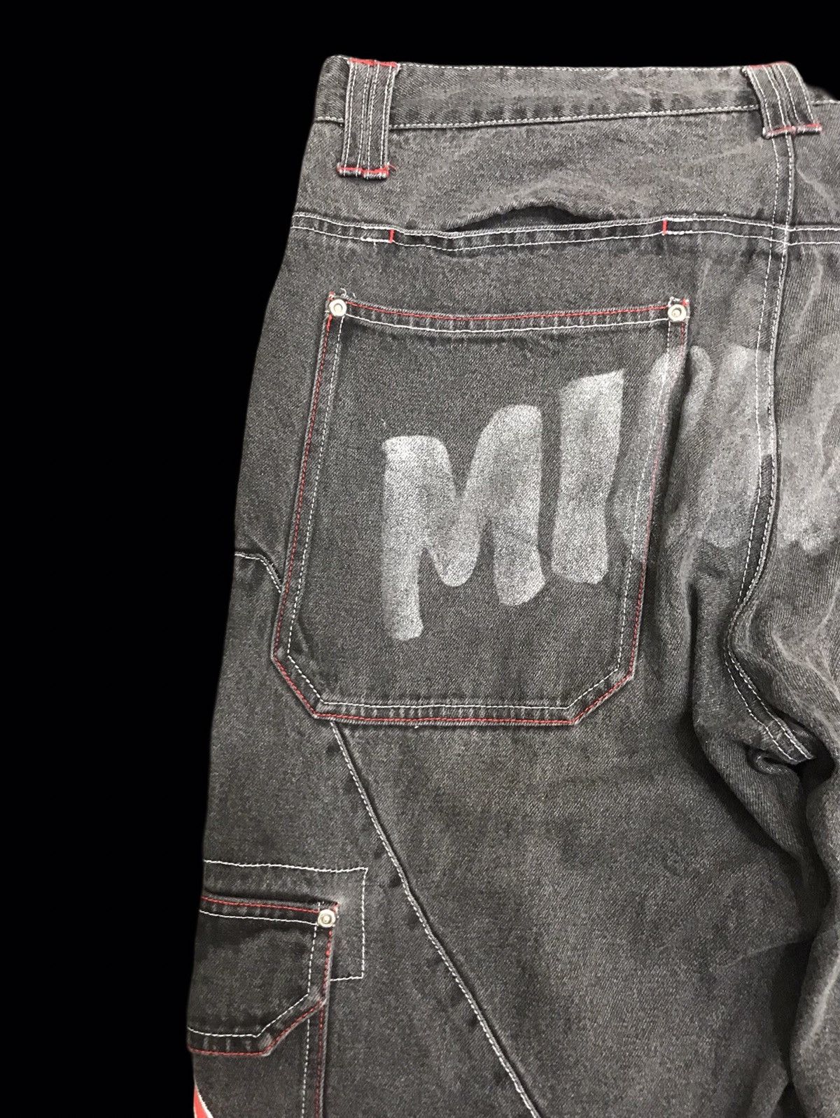 Other 💥BAGGY💥DACK DIVE COOL DESIGN BAGGY MILD DENIM F376 Size US 37 - 13 Thumbnail