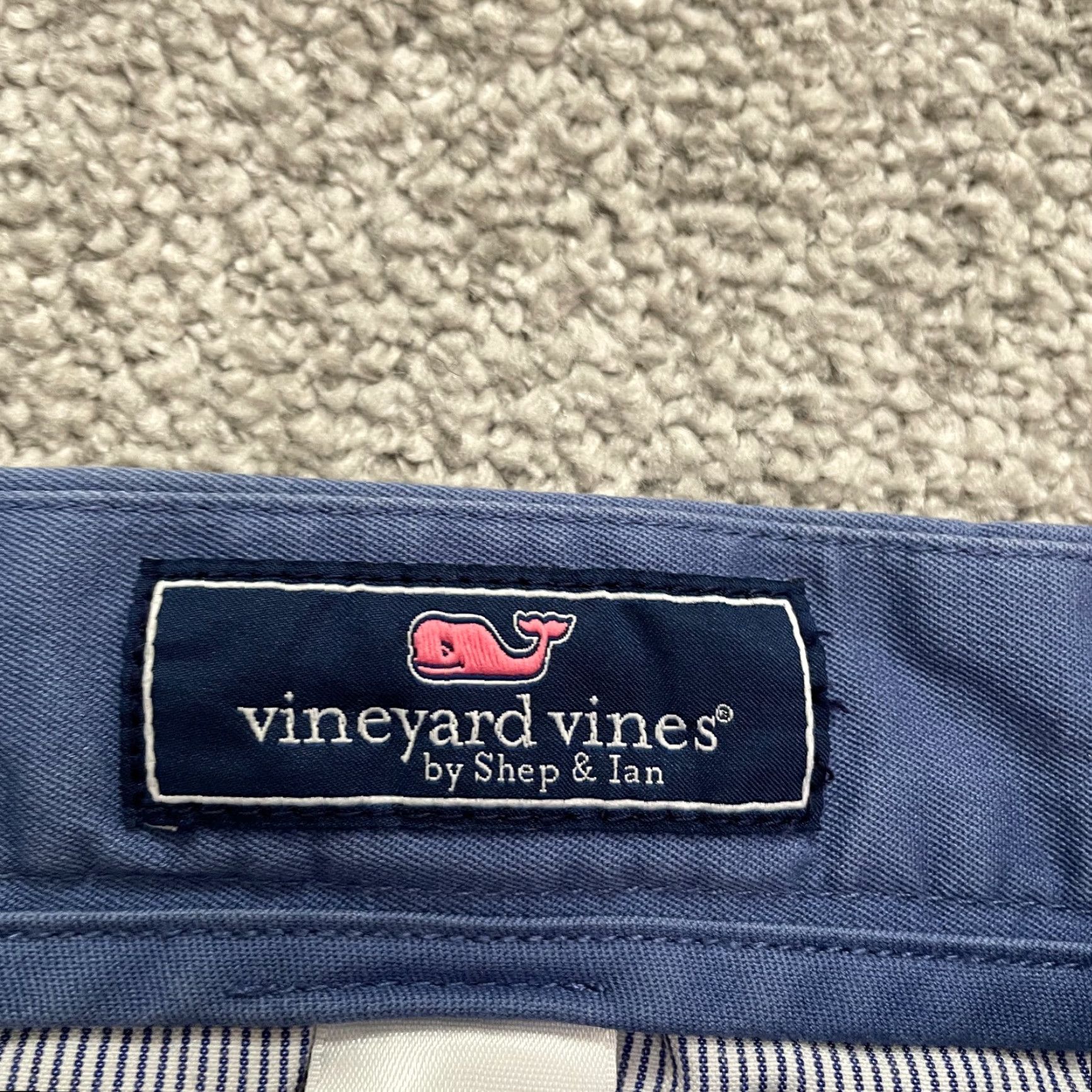 Vineyard Vines Vineyard Vines Breaker Chino Pants Mens 32x32 Blue Straight Leg Cotton Stretch Size US 32 / EU 48 - 4 Thumbnail
