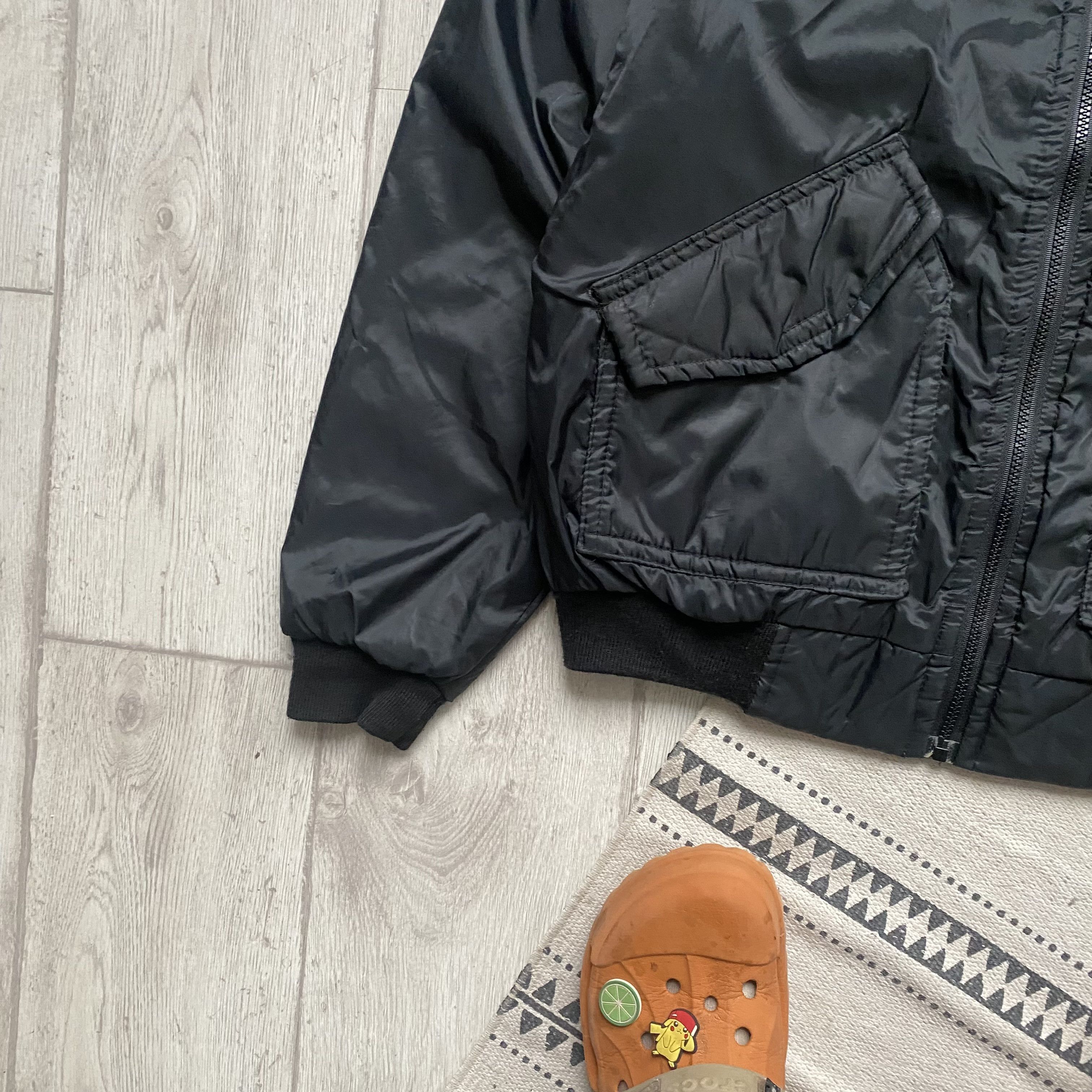 Japanese Brand Vintage 90s Flayer Bomber MA 1 jacket Light faux fur Size US S / EU 44-46 / 1 - 3 Thumbnail