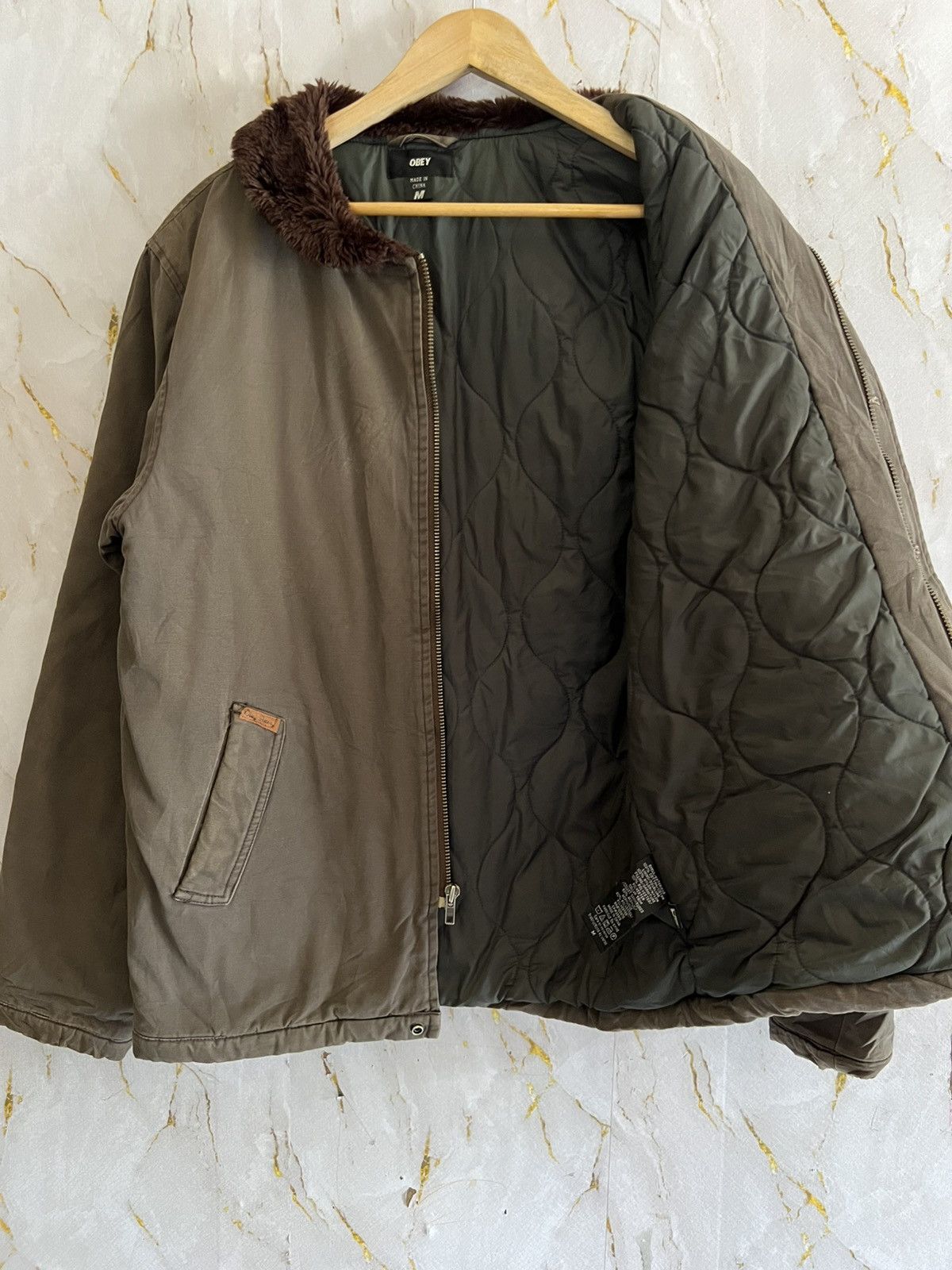 Obey Obey Workwear Jacket Duck Canvas Style Streetwear Size US M / EU 48-50 / 2 - 3 Thumbnail