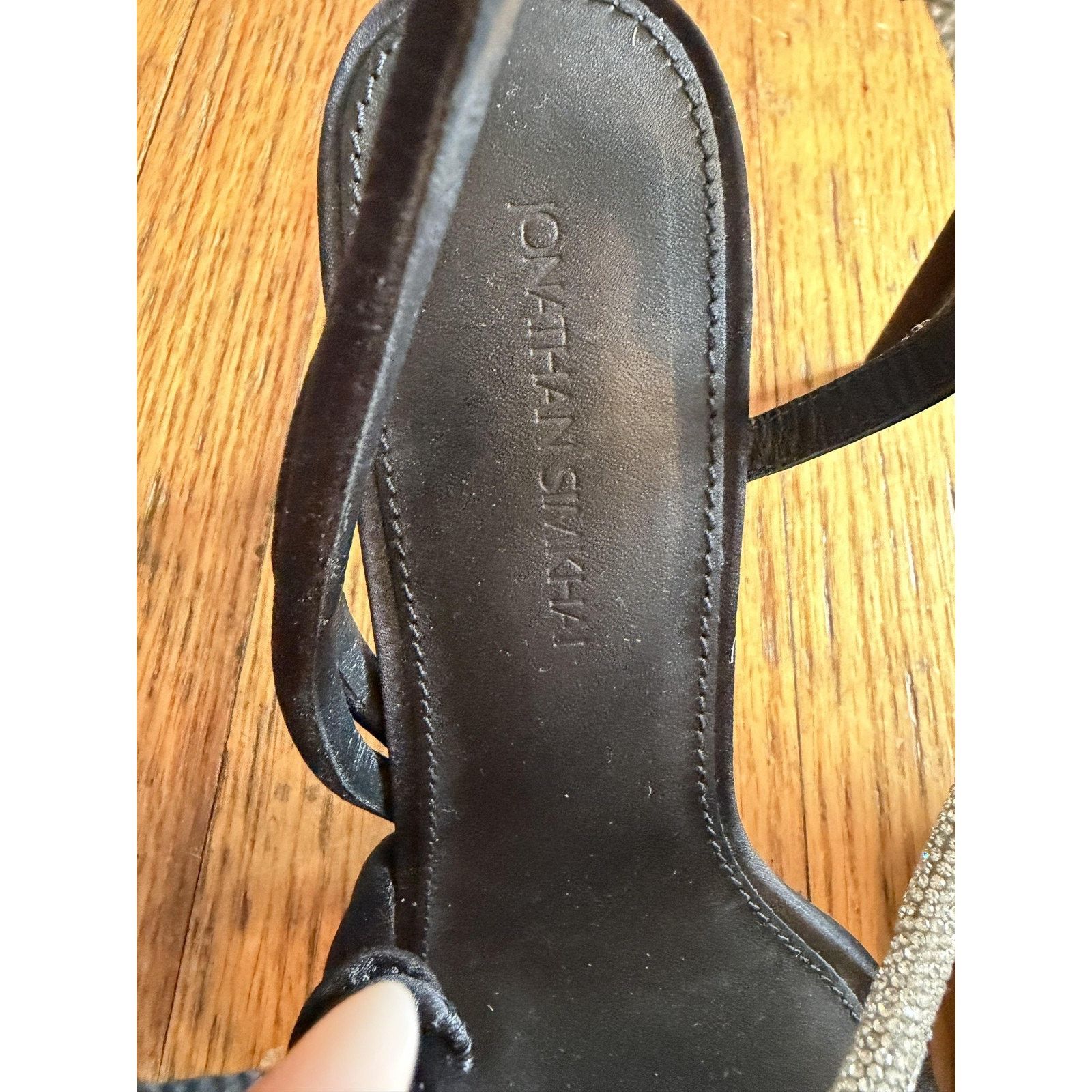 Jonathan Simkhai Jonathan Simkhai Cassie Sandals Womens Size 7.5 Black Size US 7.5 / IT 37.5 - 3 Thumbnail