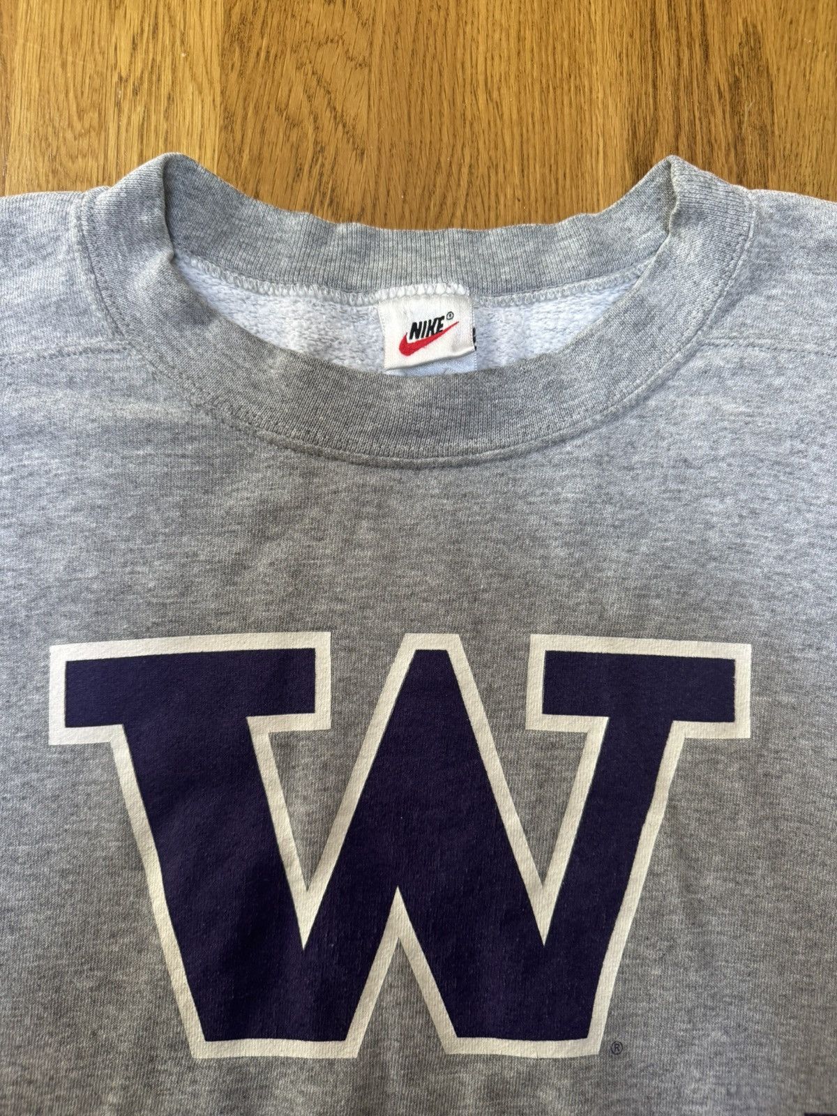 Nike Vintage Nike Washington Huskies Sweatshirt – Grey Size Large Size US L / EU 52-54 / 3 - 7 Thumbnail