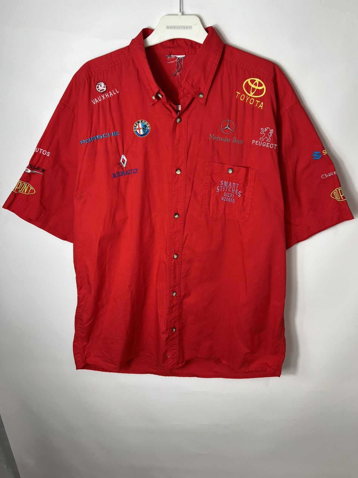 Ferrari Vintage Mercedes Benz Ferrari Alfa Romeo Porsche T-shirt Size US XL / EU 56 / 4 - 1 Thumbnail