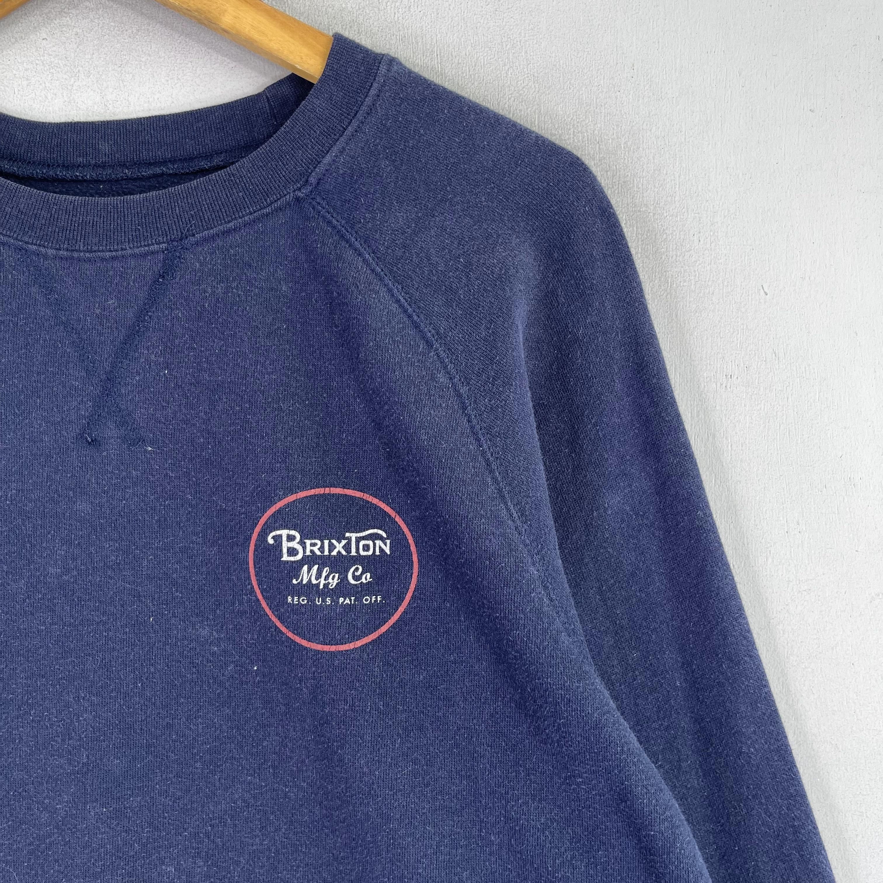 Brixton Vintage 90s BRIXTON Spellout Sun Faded Crewneck Sweatshirt Size US L / EU 52-54 / 3 - 5 Thumbnail