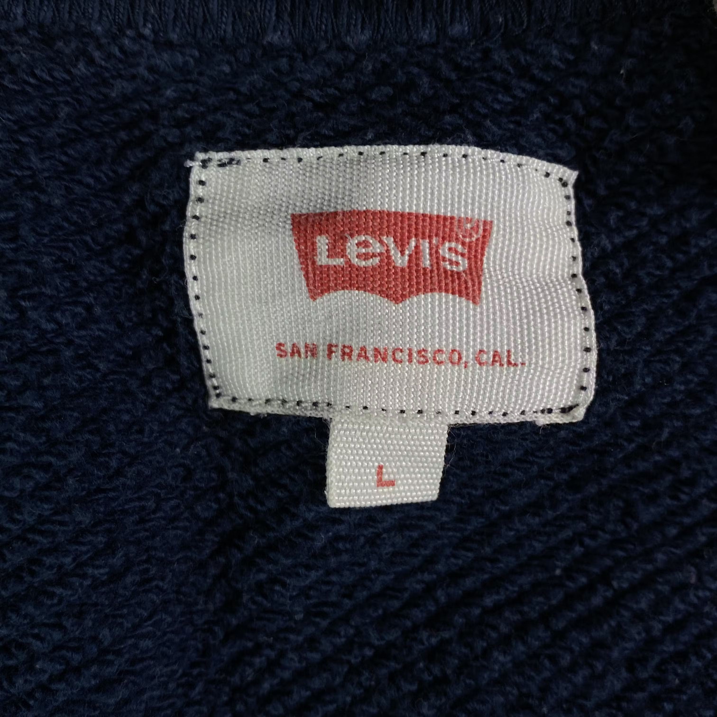 Levi's × Levi's Vintage Clothing × Vintage Mens Sweatshirt Levis Vintage Big Logo Size L Size US L / EU 52-54 / 3 - 4 Thumbnail