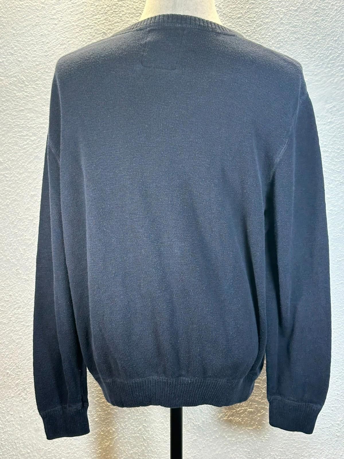 American Eagle Outfitters American Eagle 100% Cotton Long Sleeve Sweater Blue Men XL Size US XL / EU 56 / 4 - 3 Thumbnail