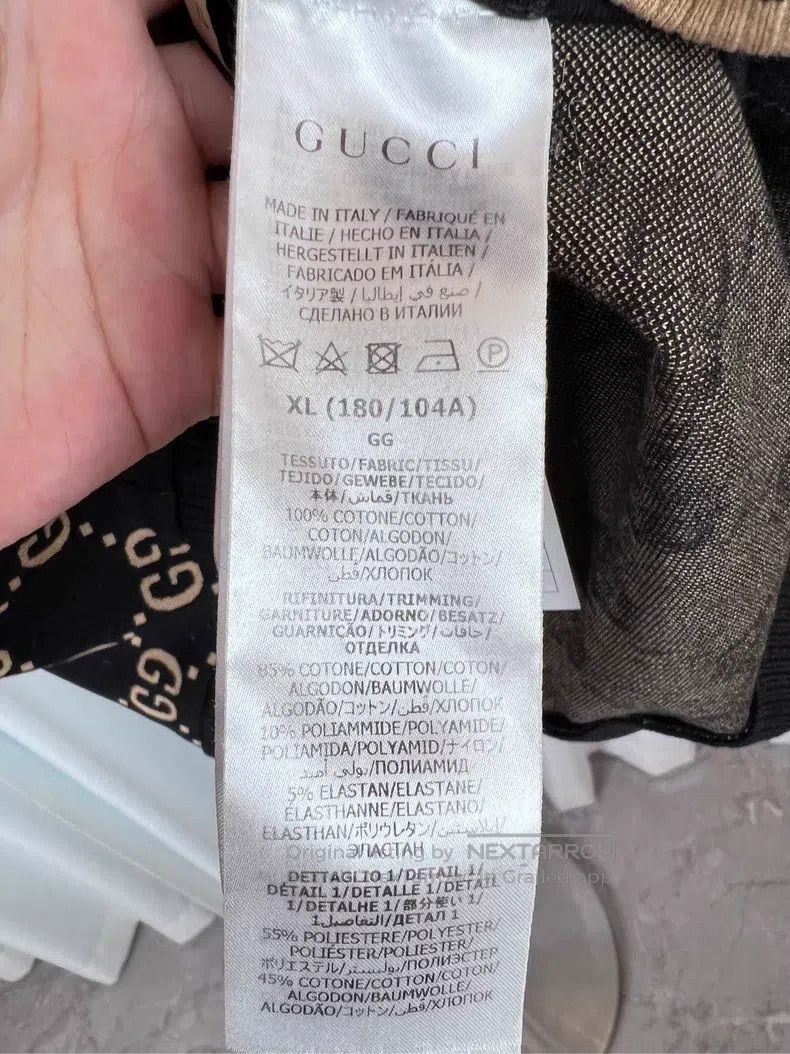 Gucci Gucci Black and gray full-printed logo school uniform jack Size US XL / EU 56 / 4 - 4 Thumbnail