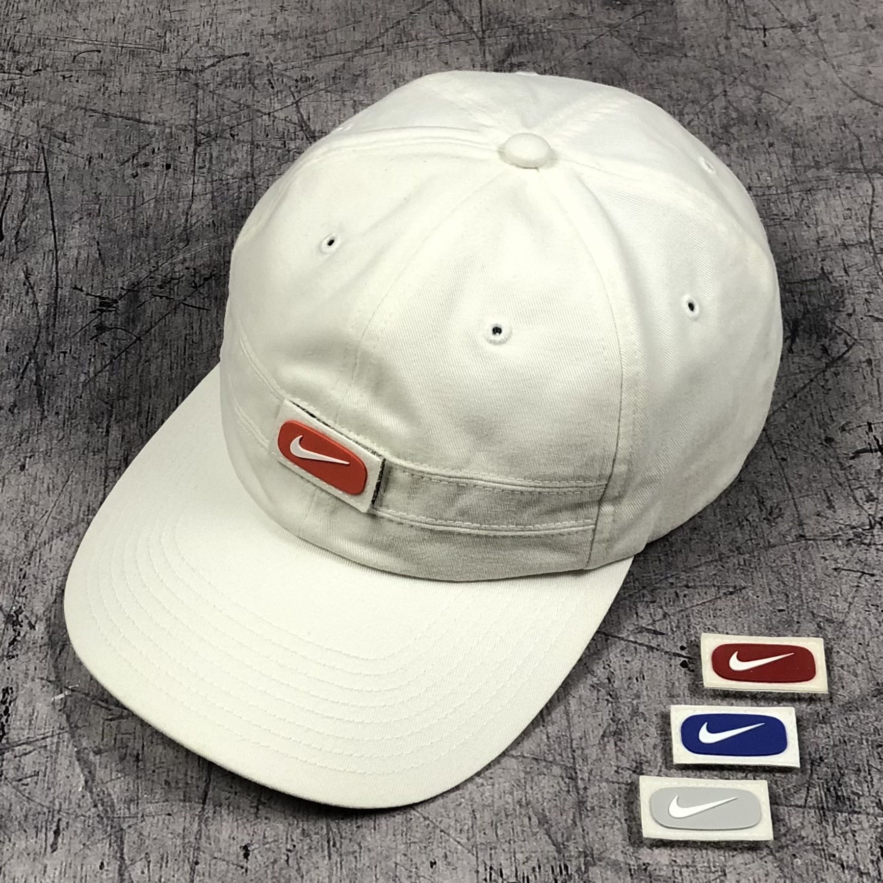 Nike Vintage Nike 5IN1 Cap Removable Swoosh Rare Size ONE SIZE - 4 Thumbnail