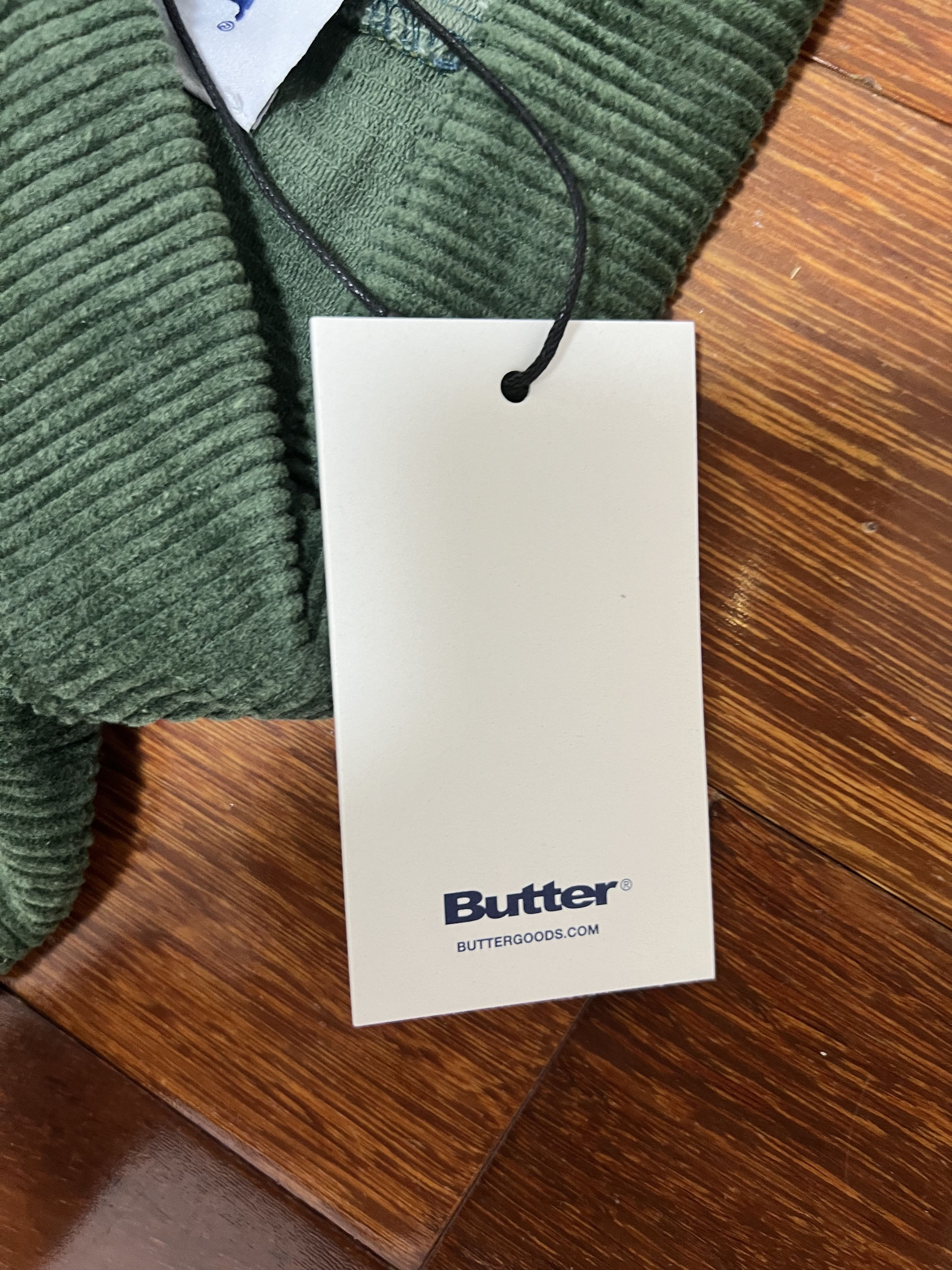 Butter Goods 💚 Butter Goods Corduroy Patchwork Pullover Foliage NEW Size US S / EU 44-46 / 1 - 12 Thumbnail