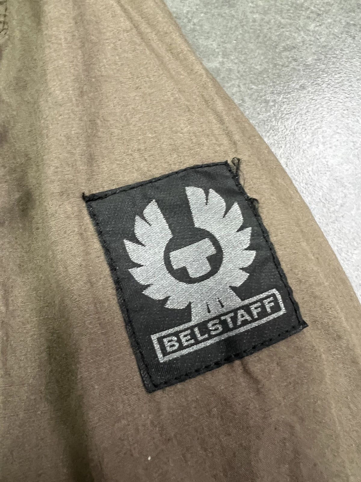 Belstaff × Vintage Vintage Belstaff cropped biker racing nylon Jacket Size US M / EU 48-50 / 2 - 7 Thumbnail